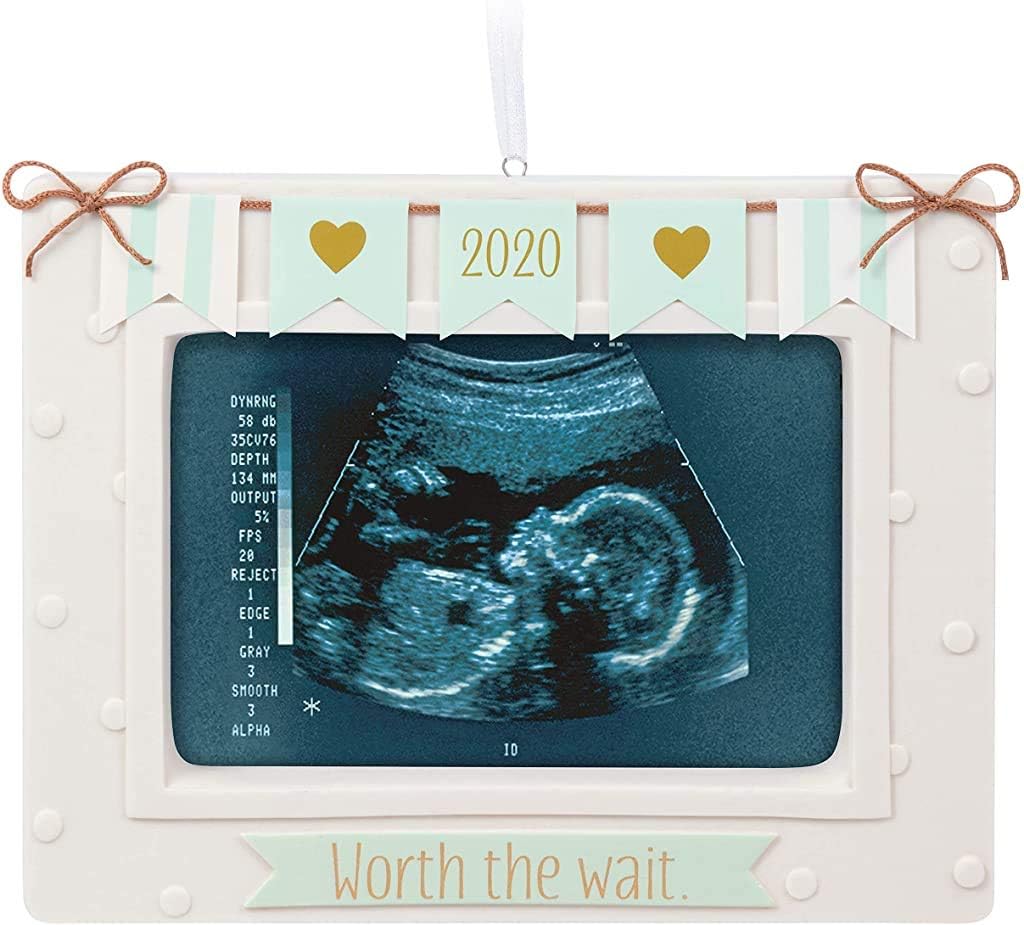 Hallmark 2020 Year Dated Baby Sonogram Ornament