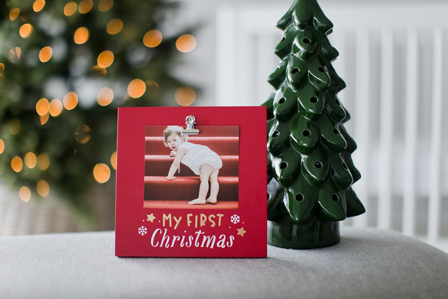 Pearhead My First Christmas Frame Red 1