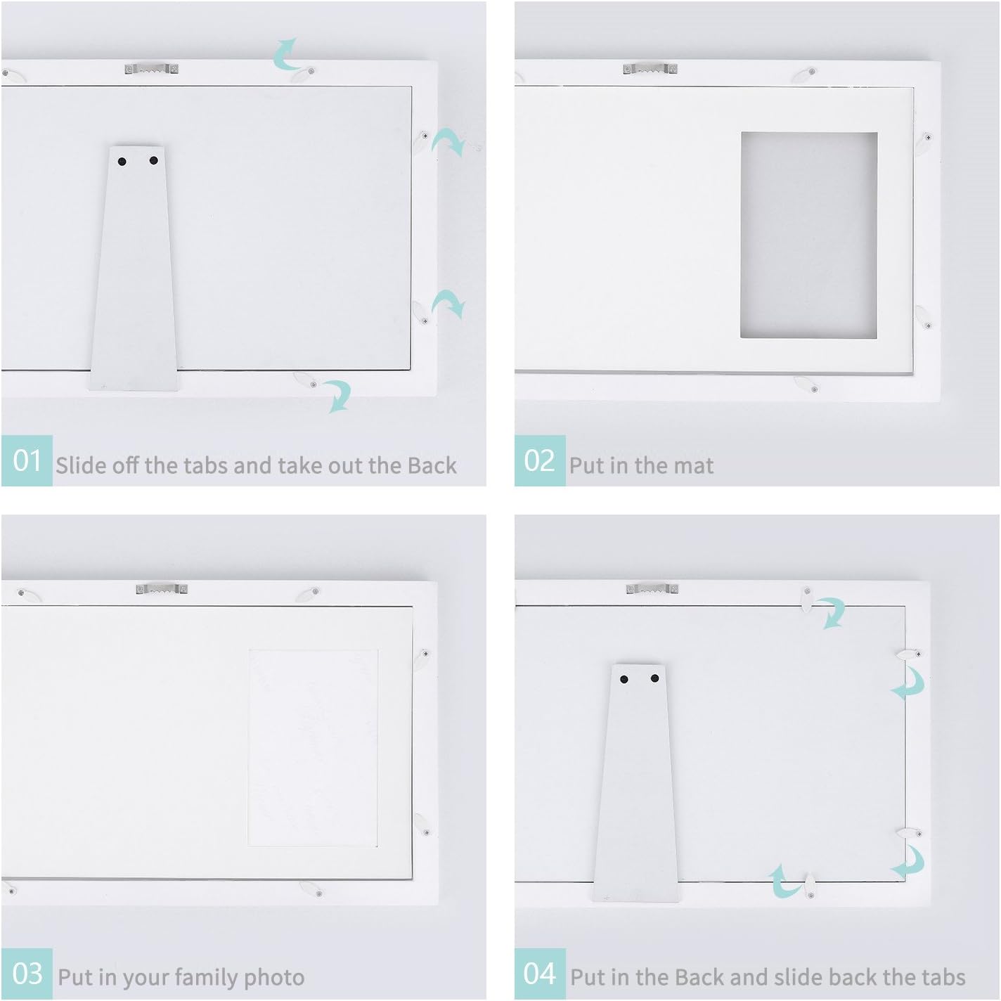 NWK DIY Family Photo Handprint Kit with Frame