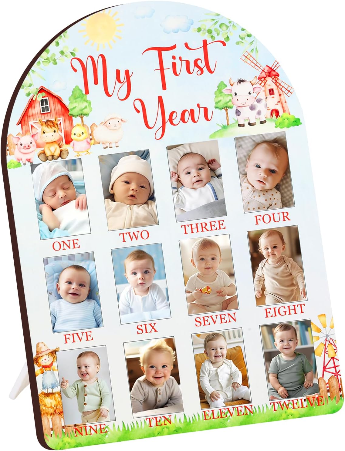 Cheerupp Farm Animal Themed 1st Year Photo Frame
