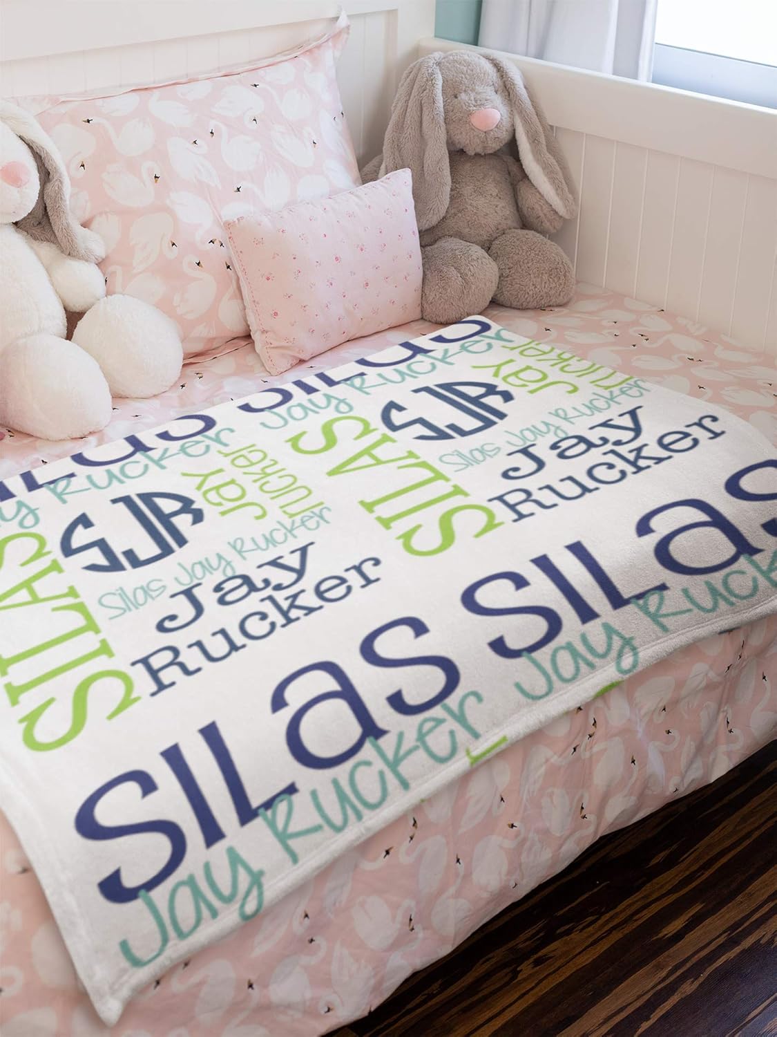Personalized Baby Blanket with Name for Boy Girl 1