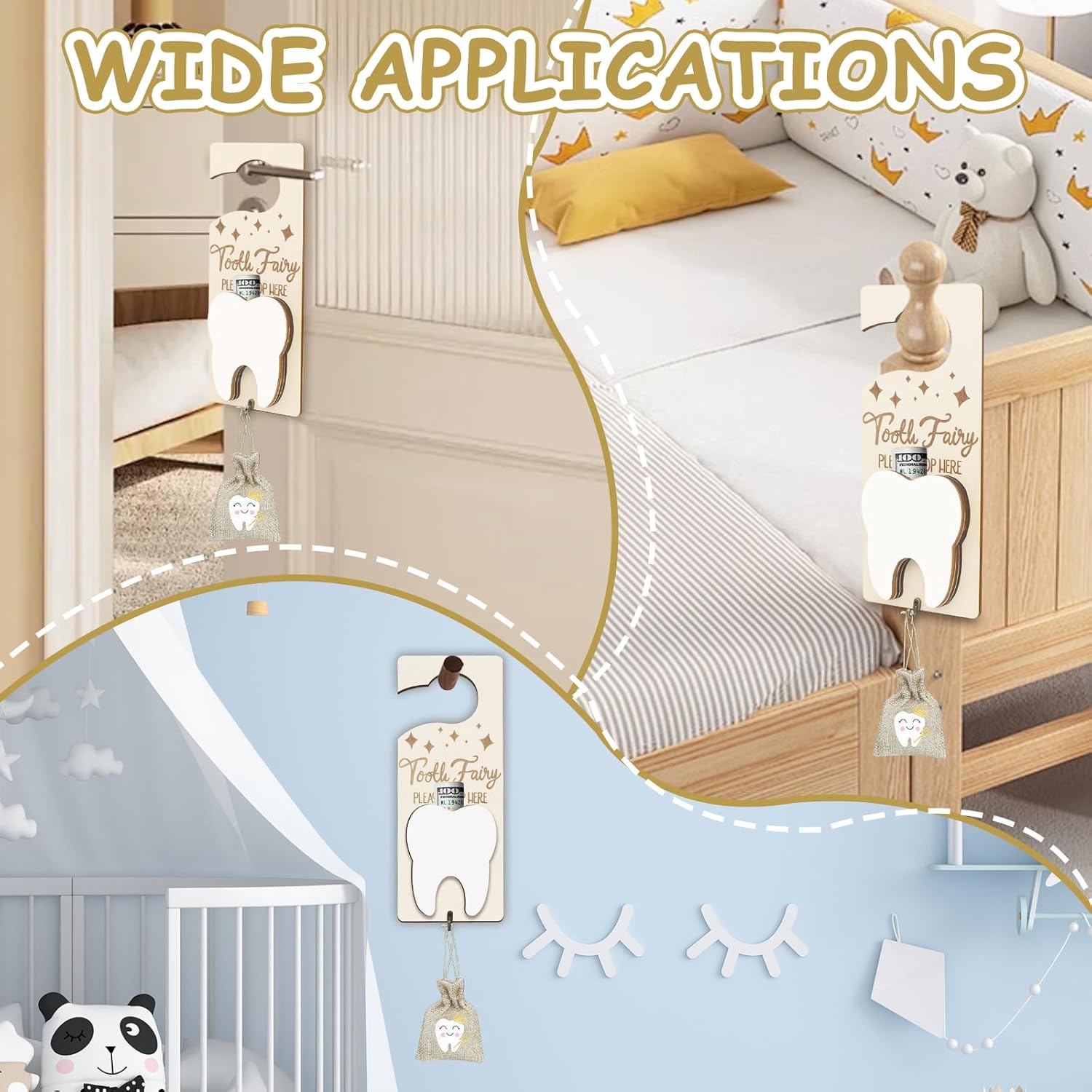 AINBIN 3PCS Tooth Fairy Holder Set