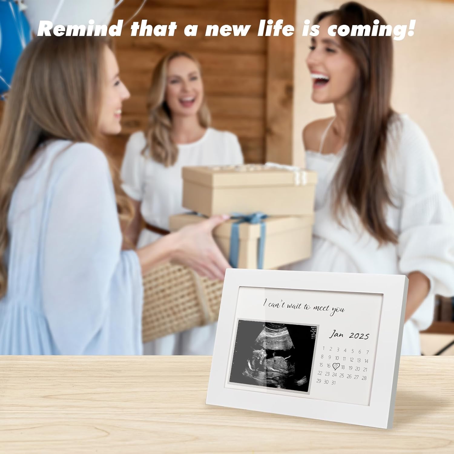 Hamuiers Pregnancy Announcement Ultrasound Sonogram Frame