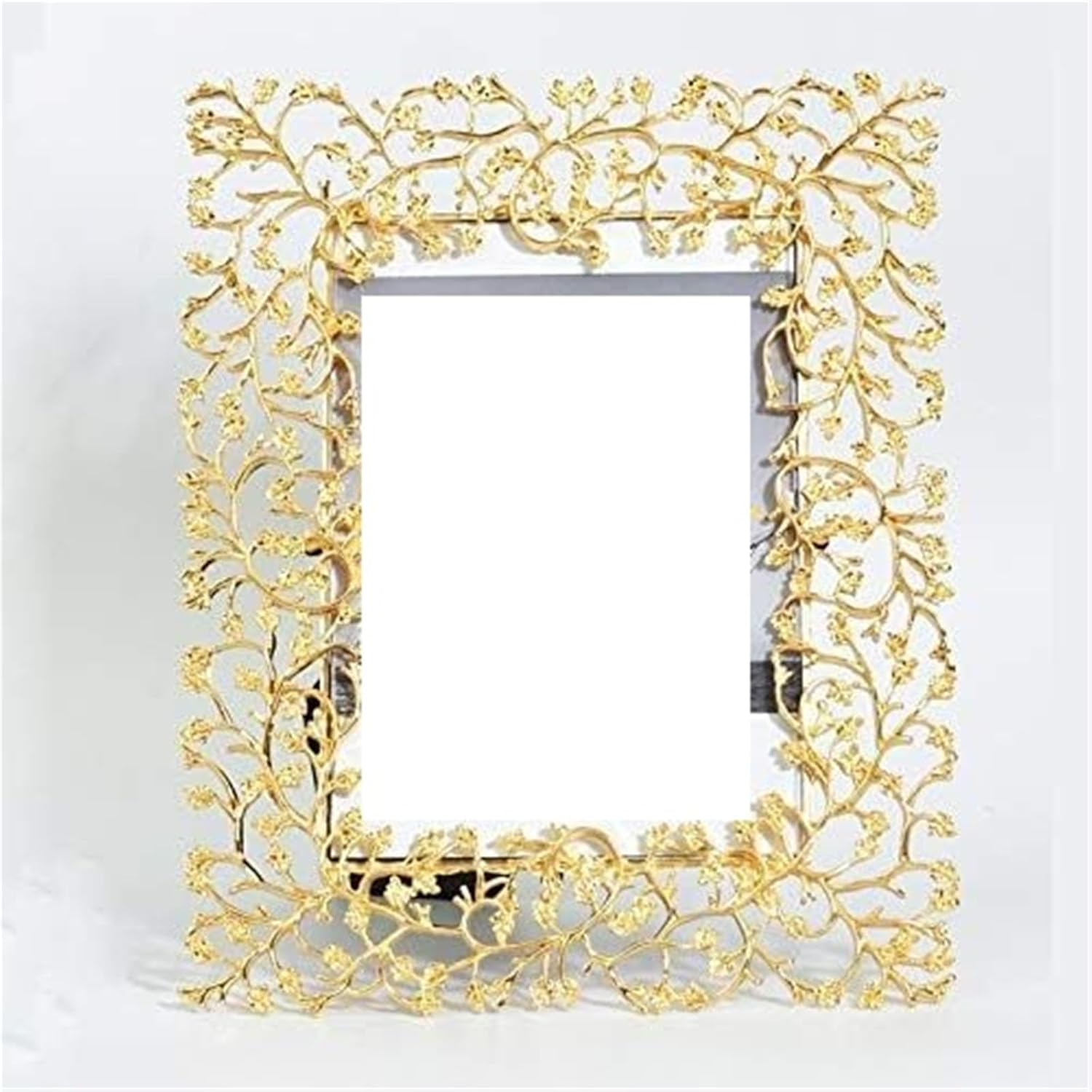 STBTOO 6 Inch Gold Alloy Photo Frame