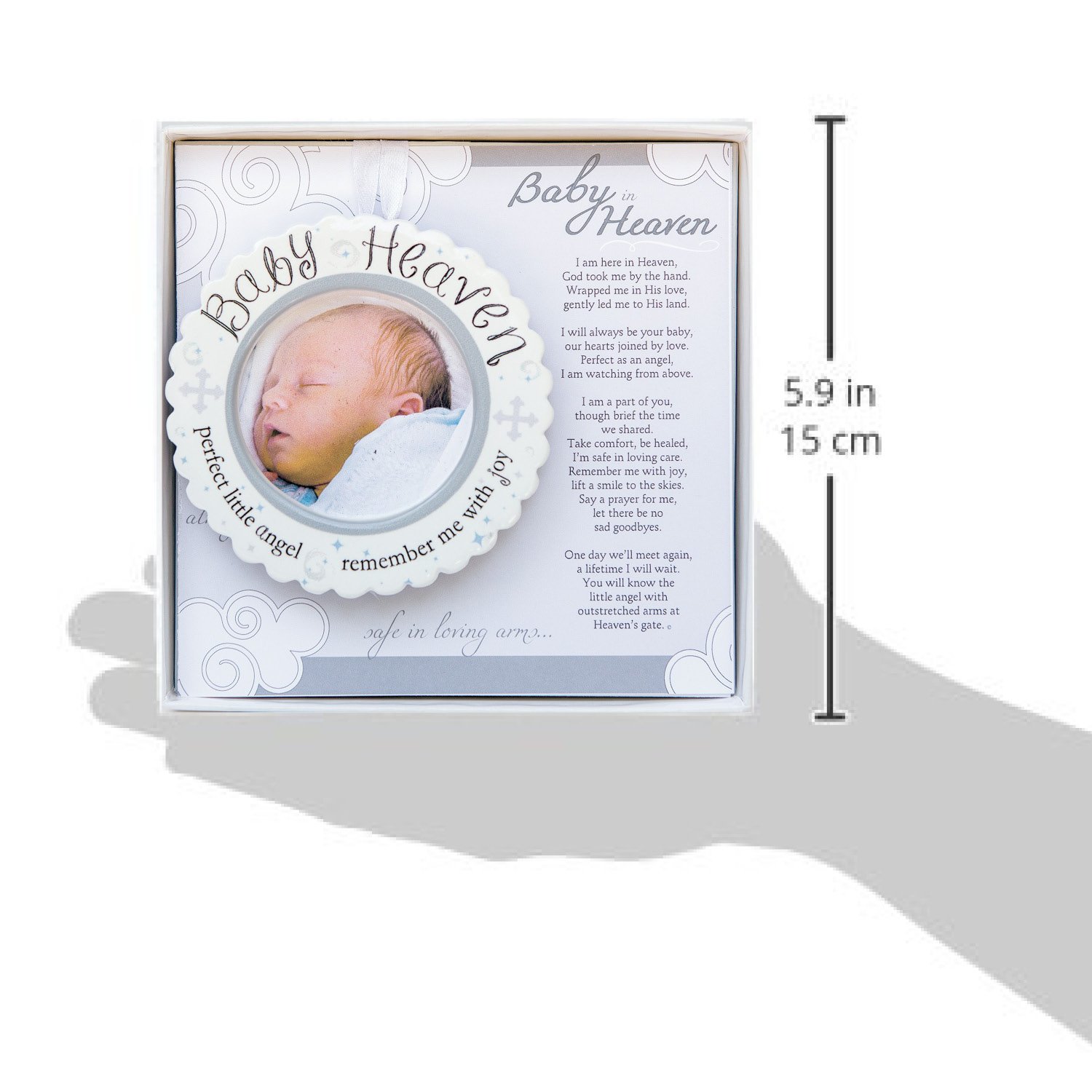 The Grandparent Gift Co Baby Heaven Keepsake Frame