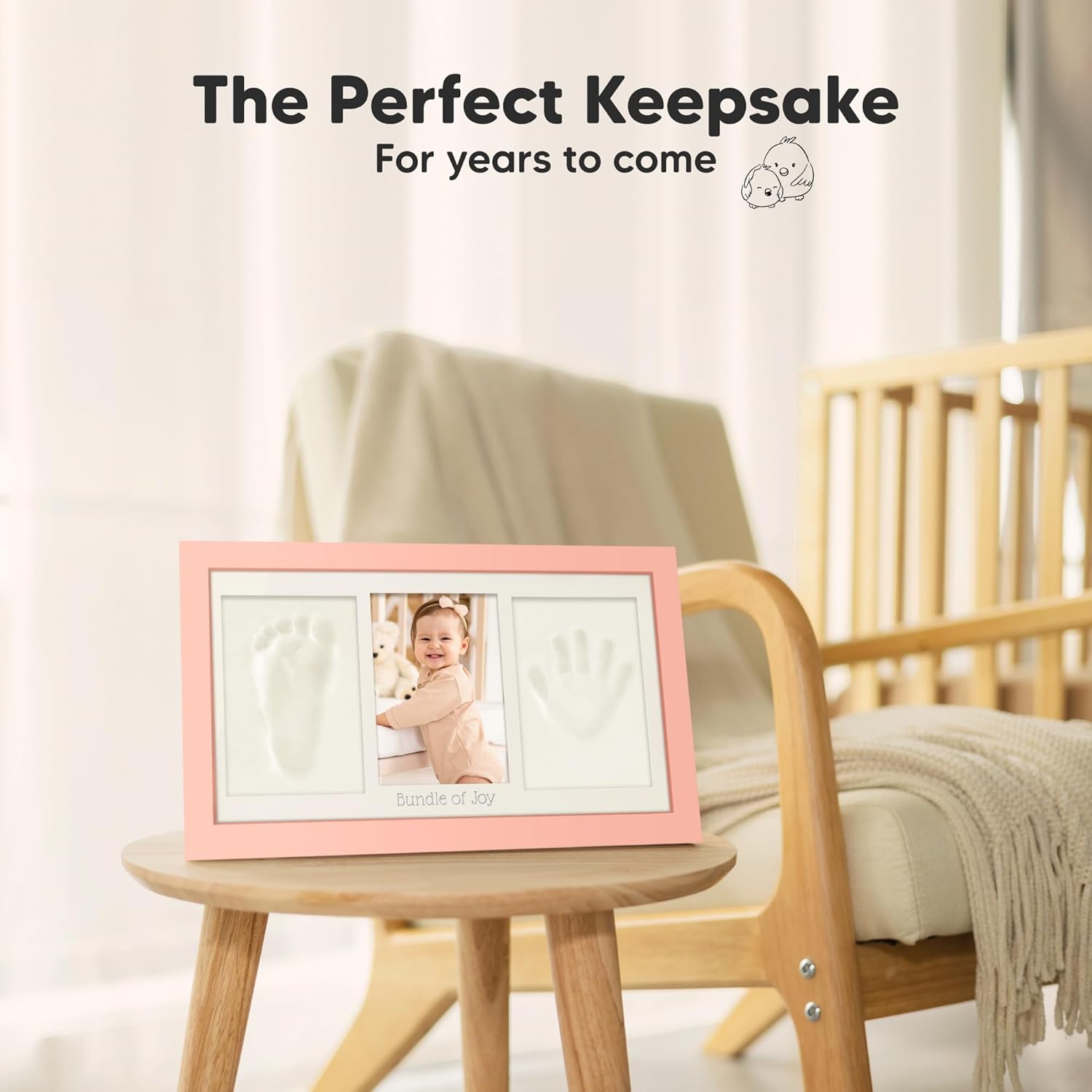 KeaBabies Baby Footprint Kit Memory Book 1