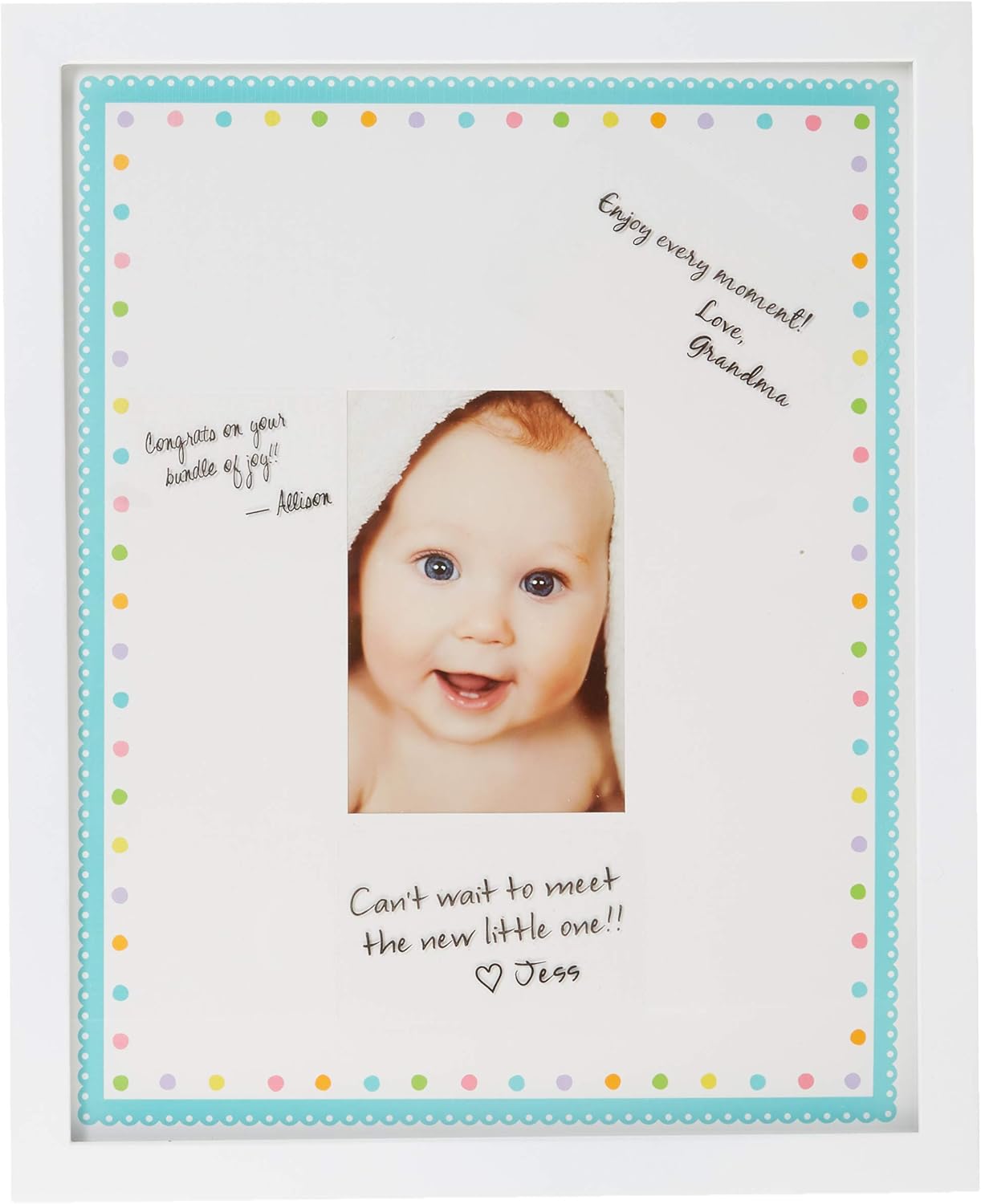 Amscan Baby Shower Autograph Frame 1475 x 1188