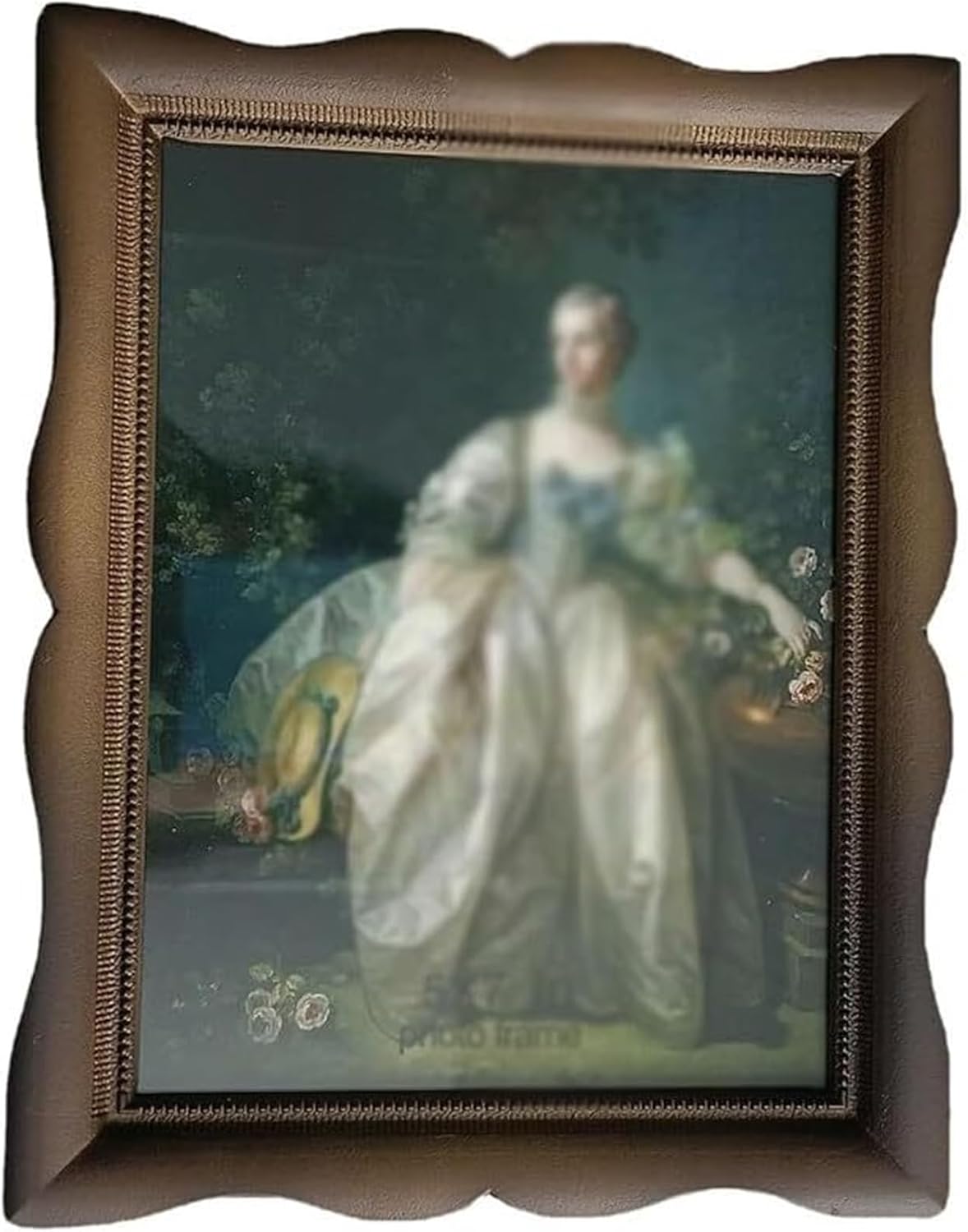 Retro Vintage Metal Photo Frame 4x6 Inches