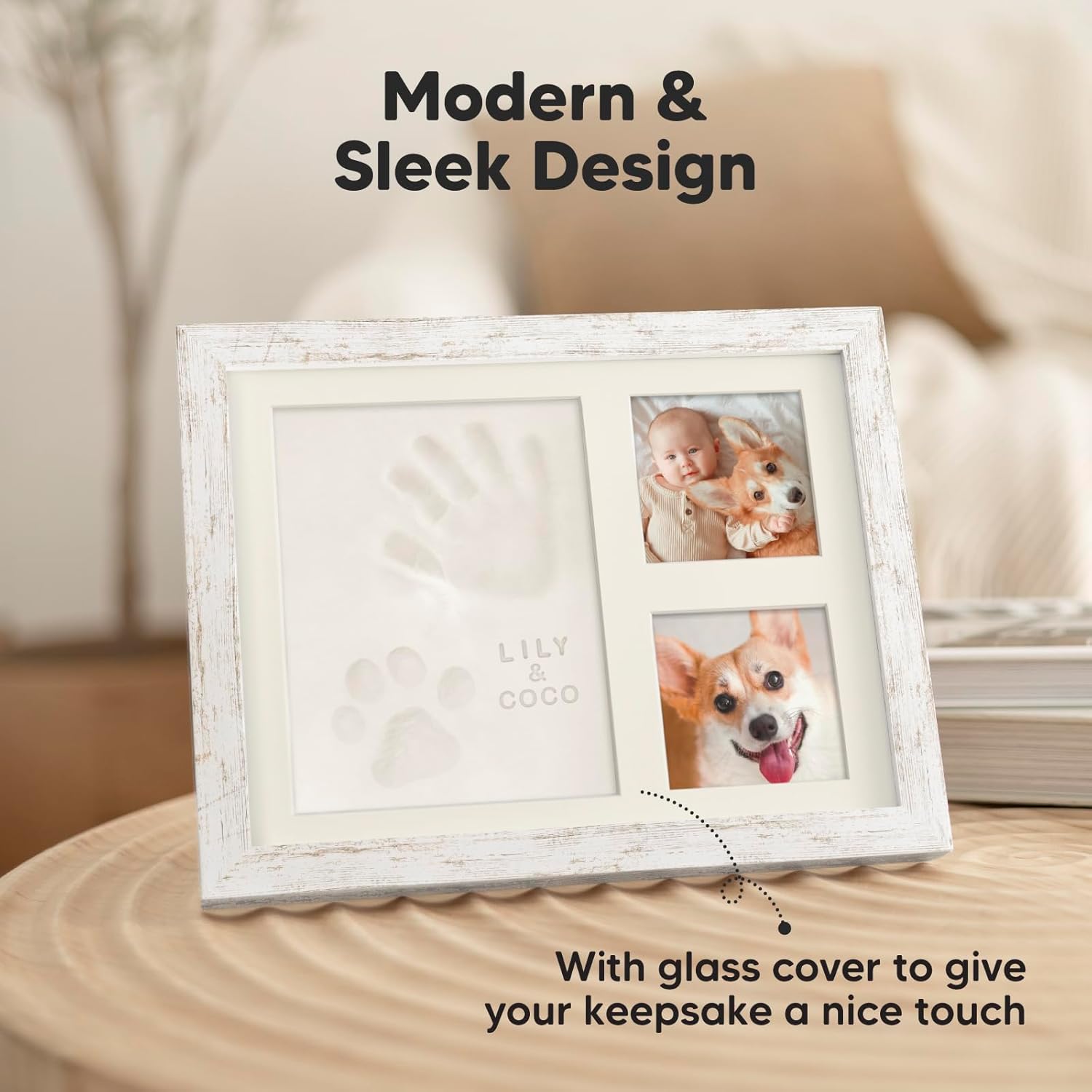 KeaBabies Baby Keepsake Frame and Memory Book 1