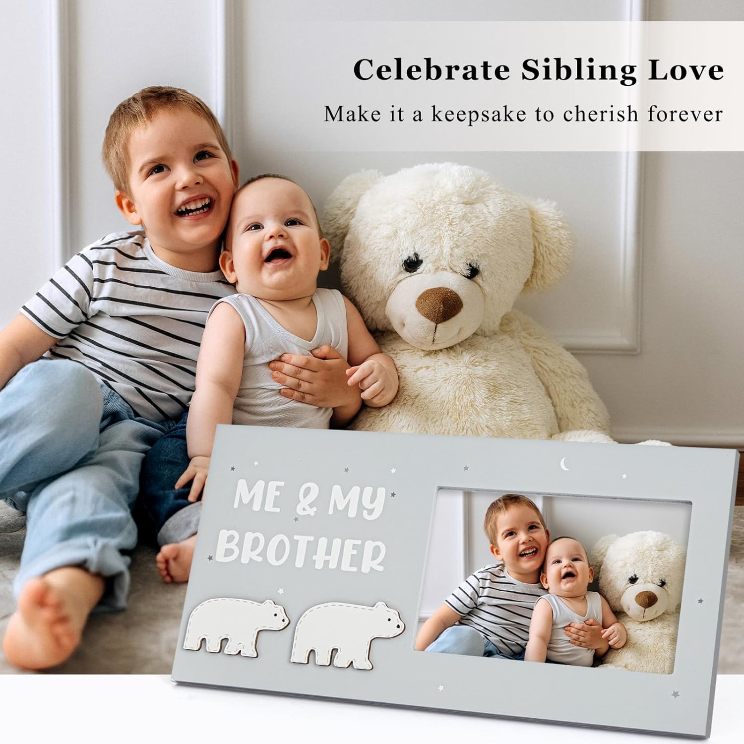 Me and My Brother Picture Frame - Sibling Keepsake