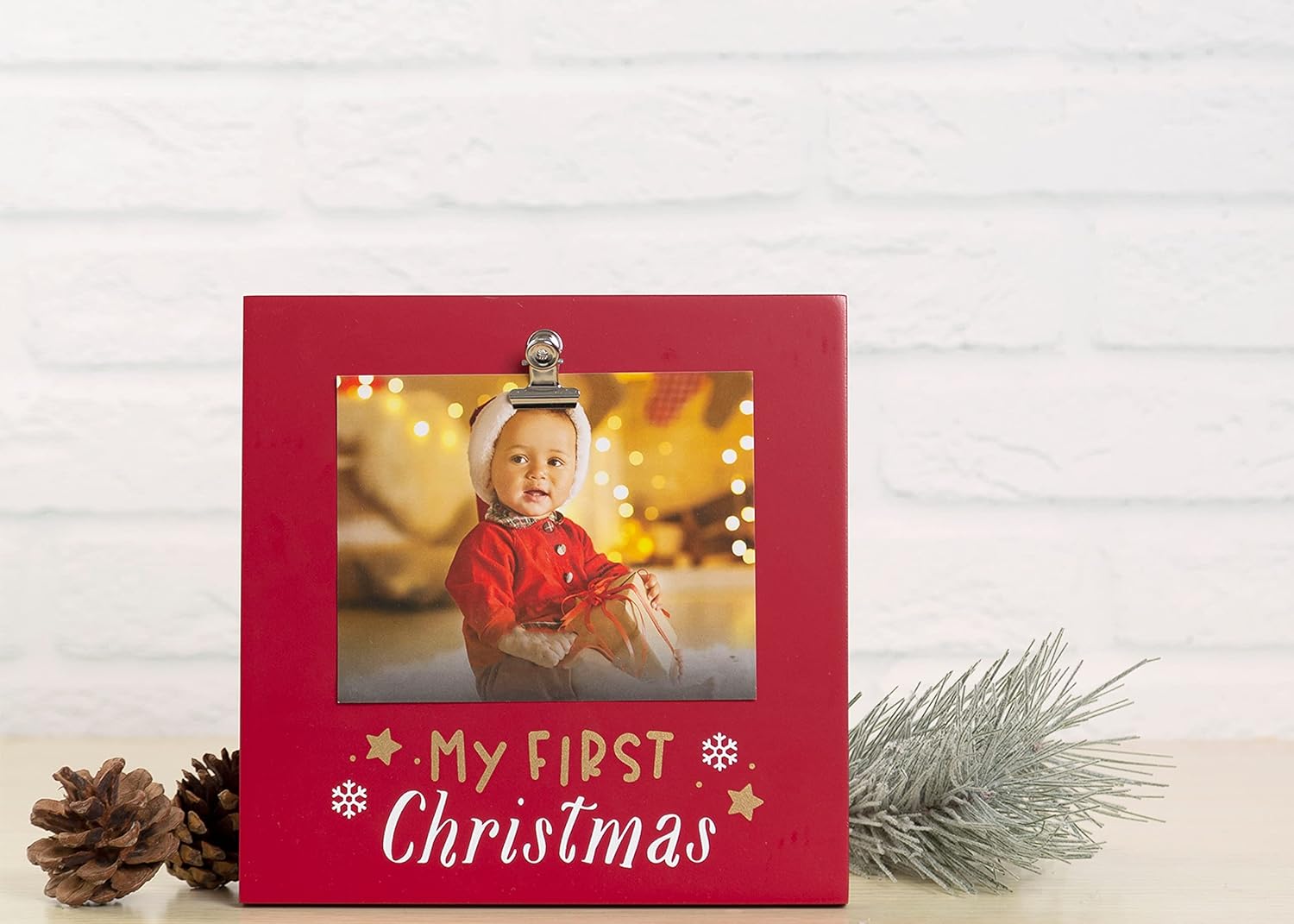 Pearhead My First Christmas Frame Red 1