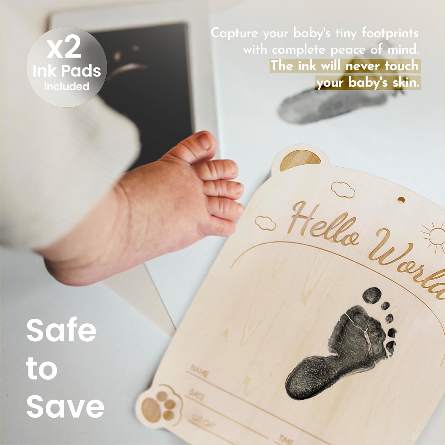 CHIPCHIP Baby Announcement Sign Memory Kit