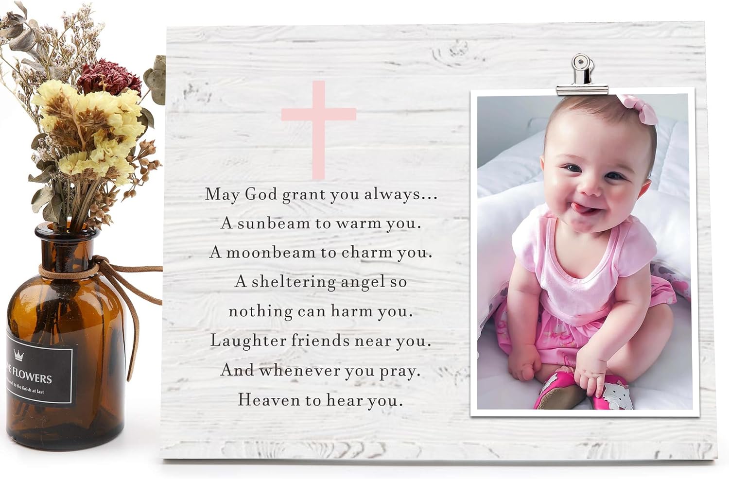 Baptism Gift Frame for Goddaughter and Godchild