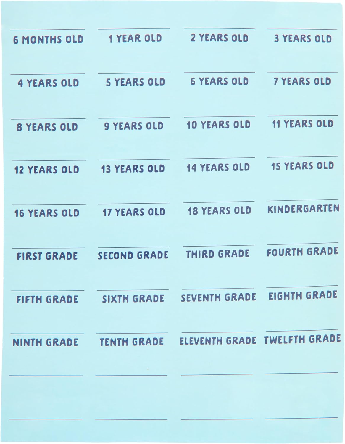 CR Gibson Adventure Growth Chart with Stickers