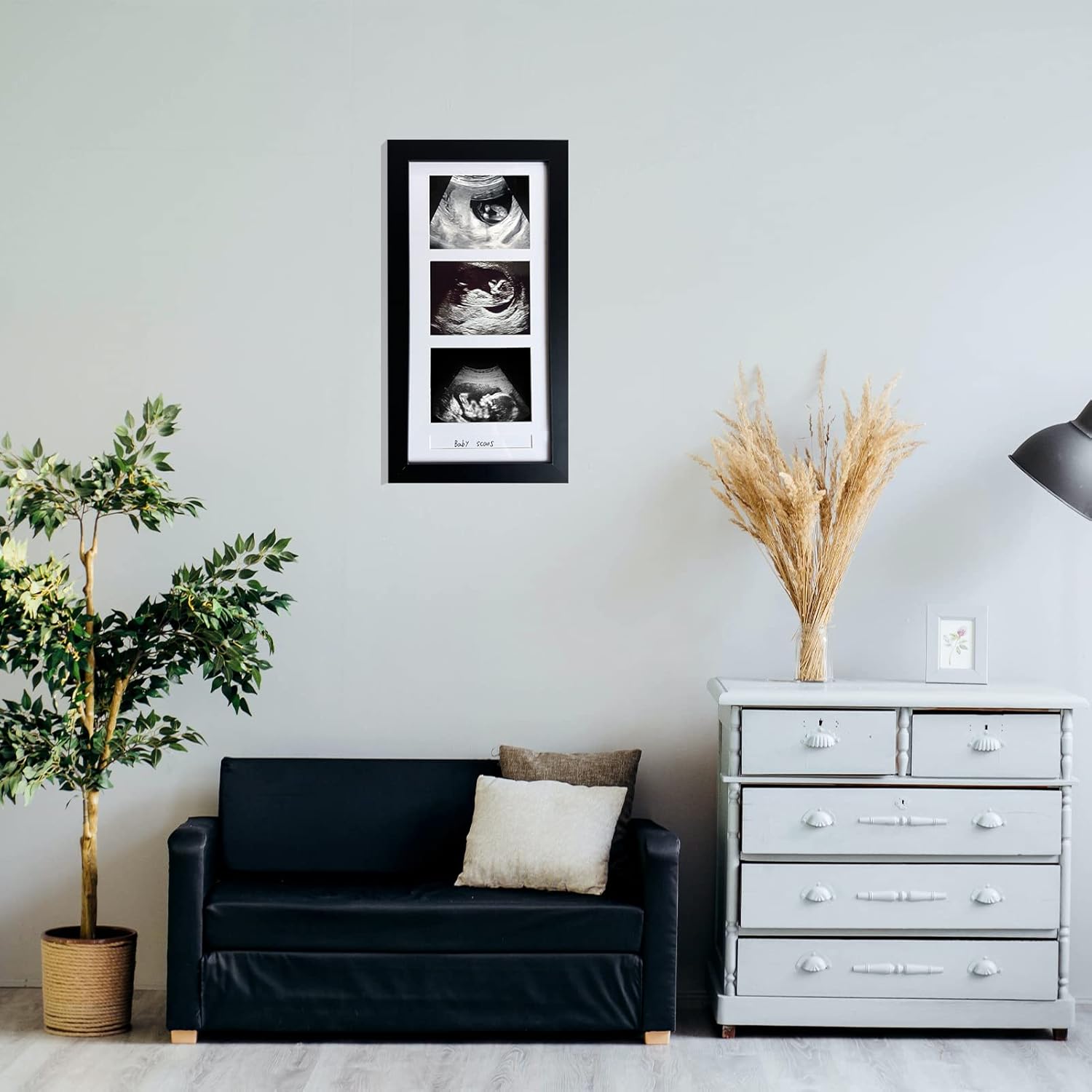 Triple Ultrasound Picture Frame with 3 Photos