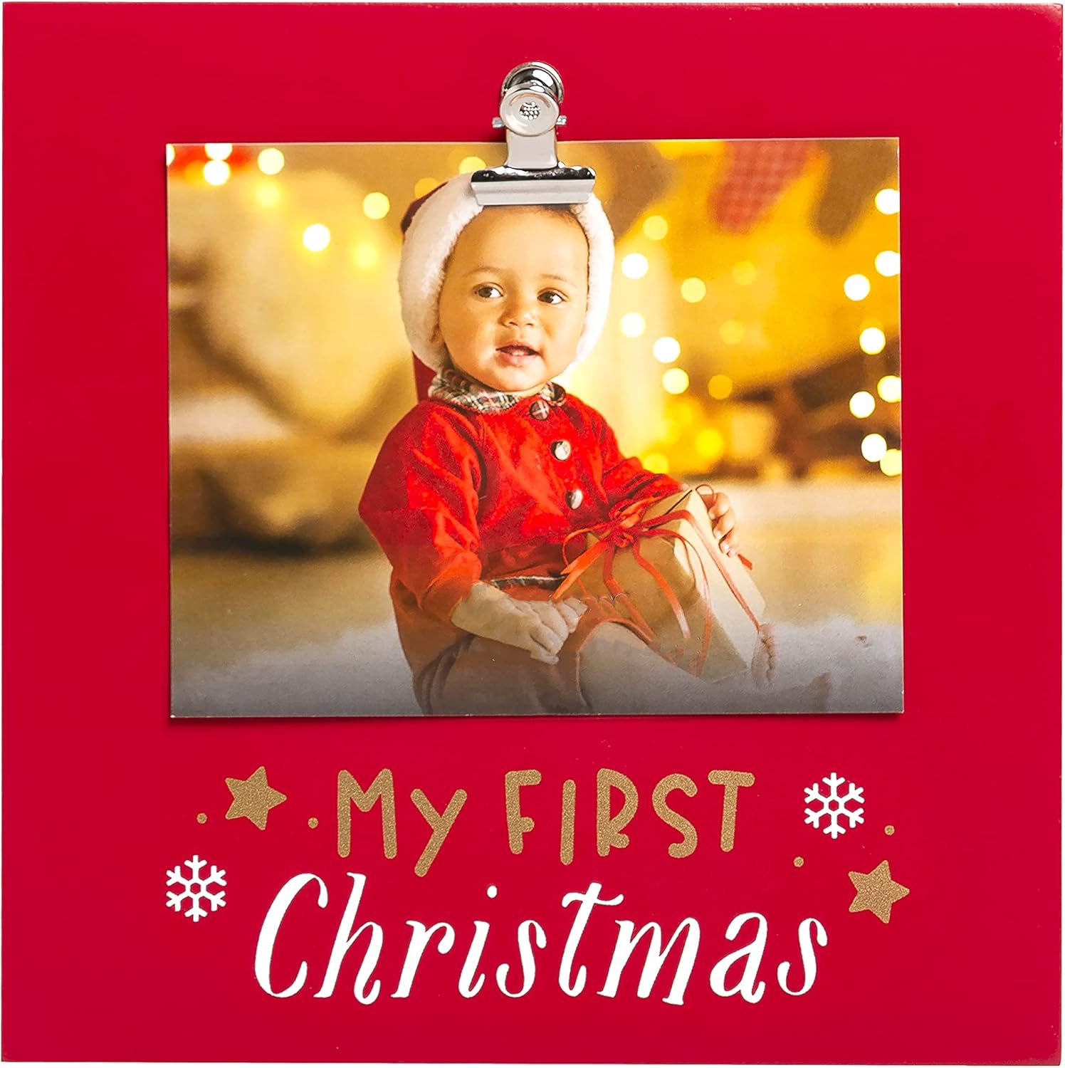 Pearhead My First Christmas Frame Red 1