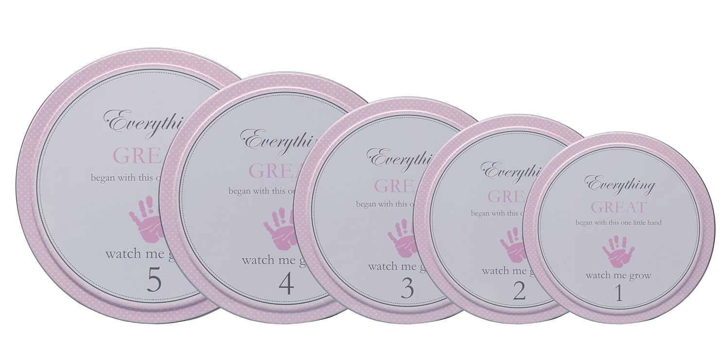 Child to Cherish Handprints Tower of Time Kit Pink