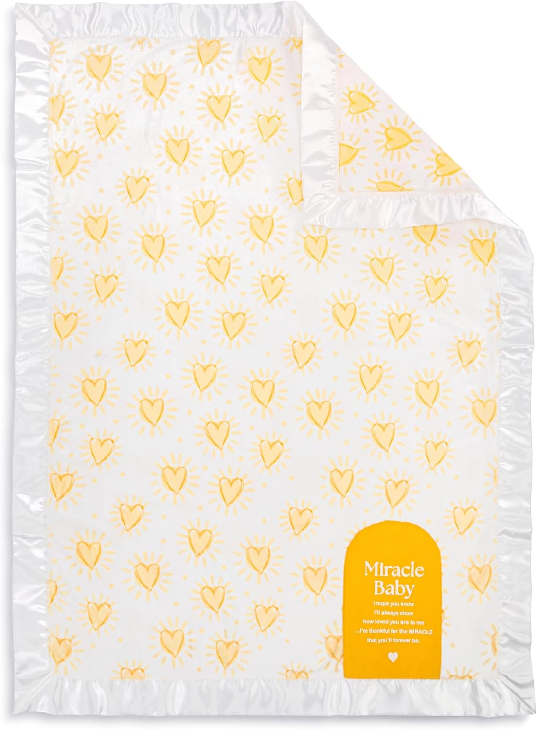 DEMDACO Tender Blessings Swaddling Blanket 40x30 Inch