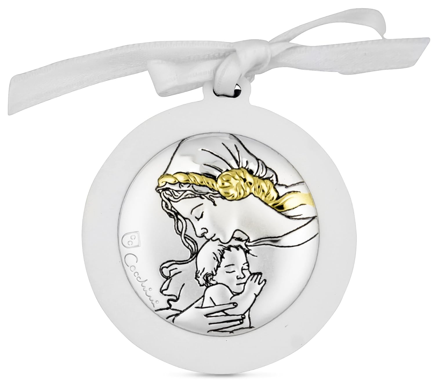 Venerare Adorable 2 Crib Medal Keepsake White