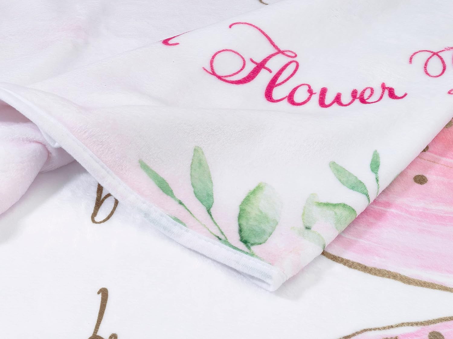 Lillian Rose Butterfly Milestone Blanket Pink 1