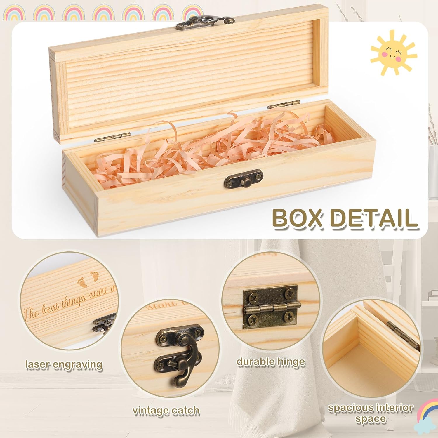 Canlierr 5Pcs Surprise Pregnancy Announcement Kit for Dad