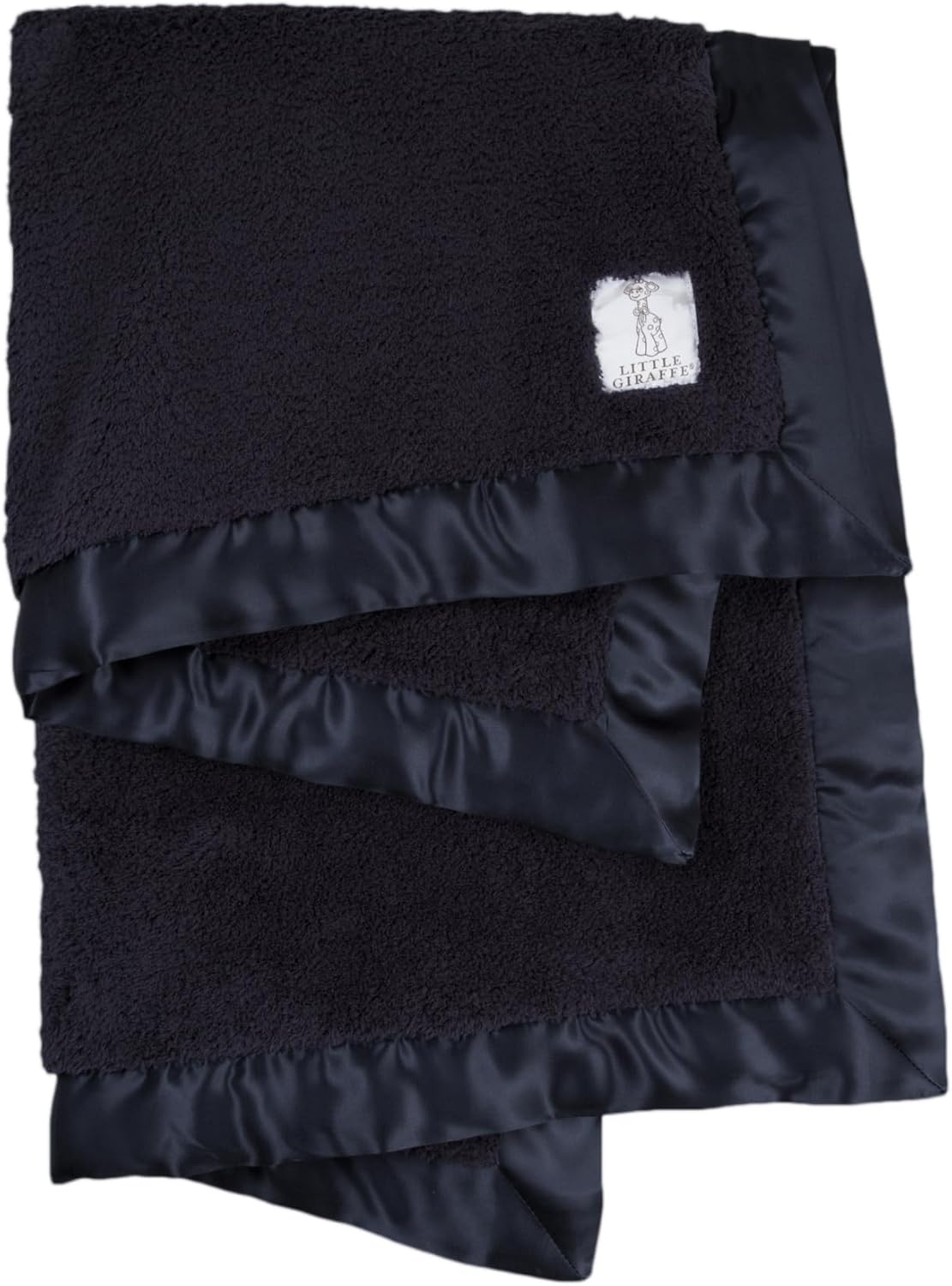 Little Giraffe Midnight Chenille Blanket for Baby