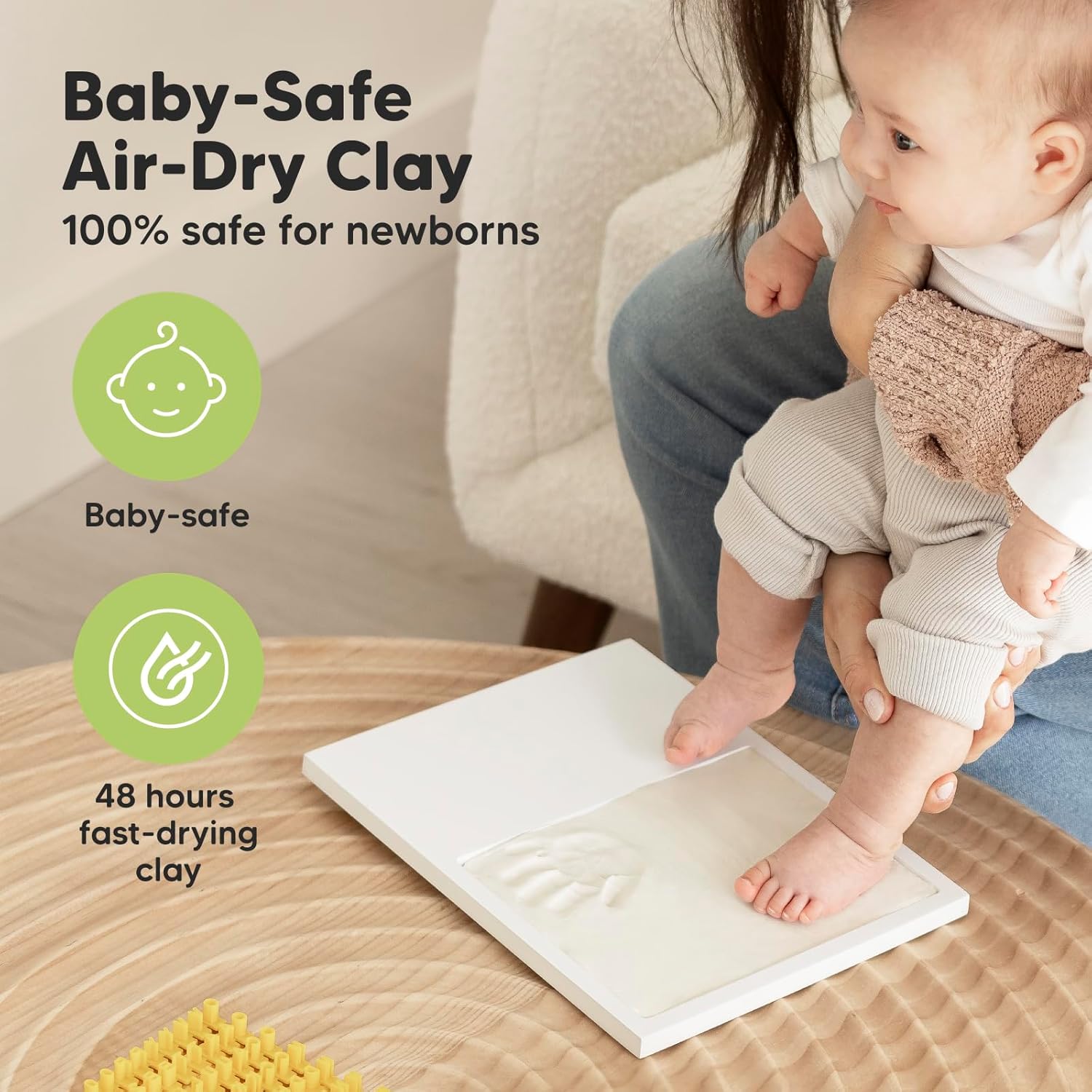 KeaBabies Baby Keepsake Frame and Memory Book 1