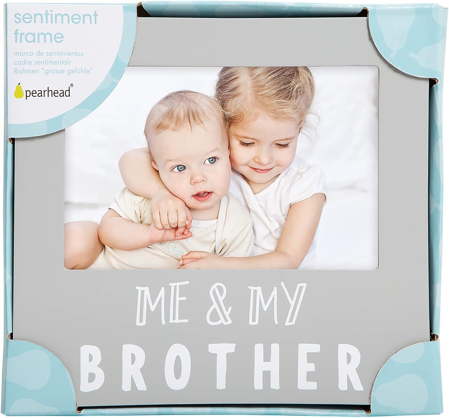 Pearhead Sibling Photo Frame with Me My Brother