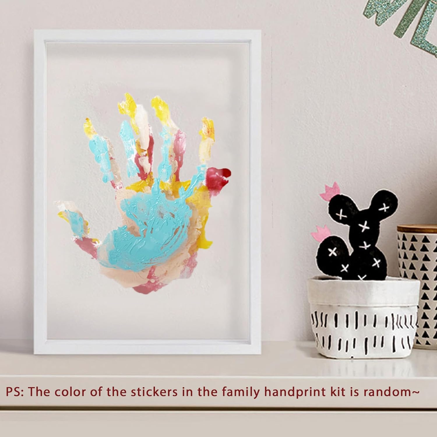 XQC Family Handprint Kit - 2PCS DIY Keepsake Frame