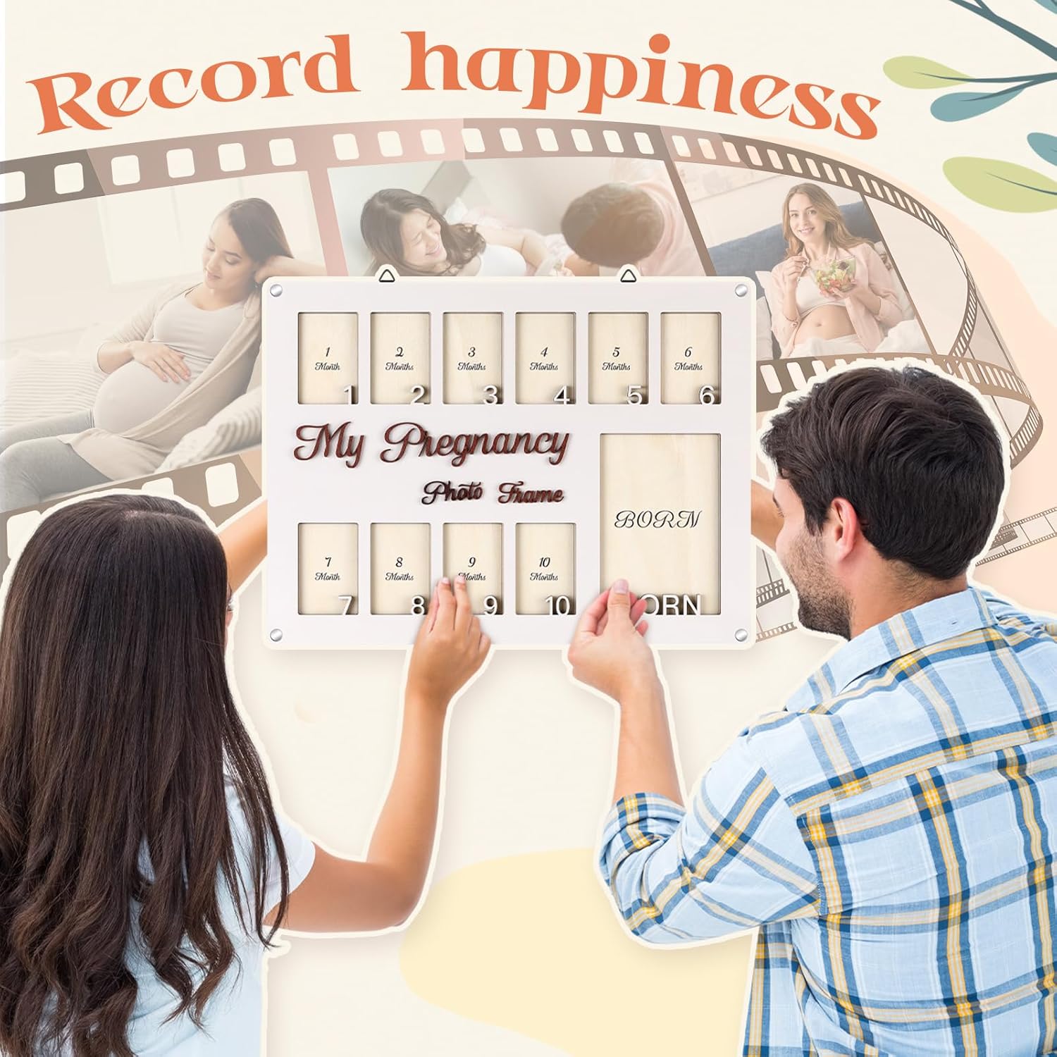 Chunful Ultrasound Photo Frame for Pregnancy Keepsakes