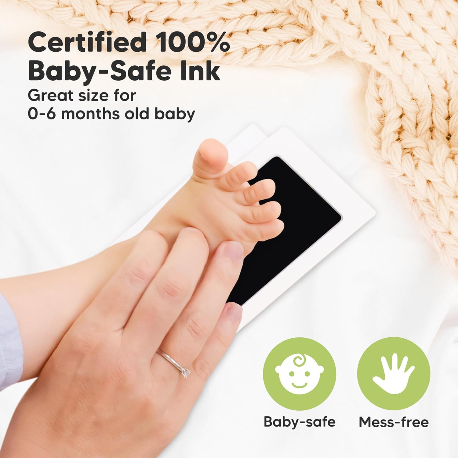 KeaBabies 12-Month Baby Photo Frame Kit