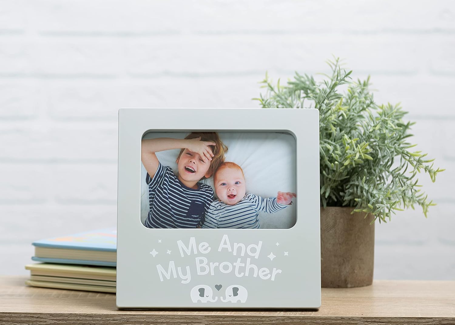 Kate Milo Me and My Brother Elephant Frame Gray