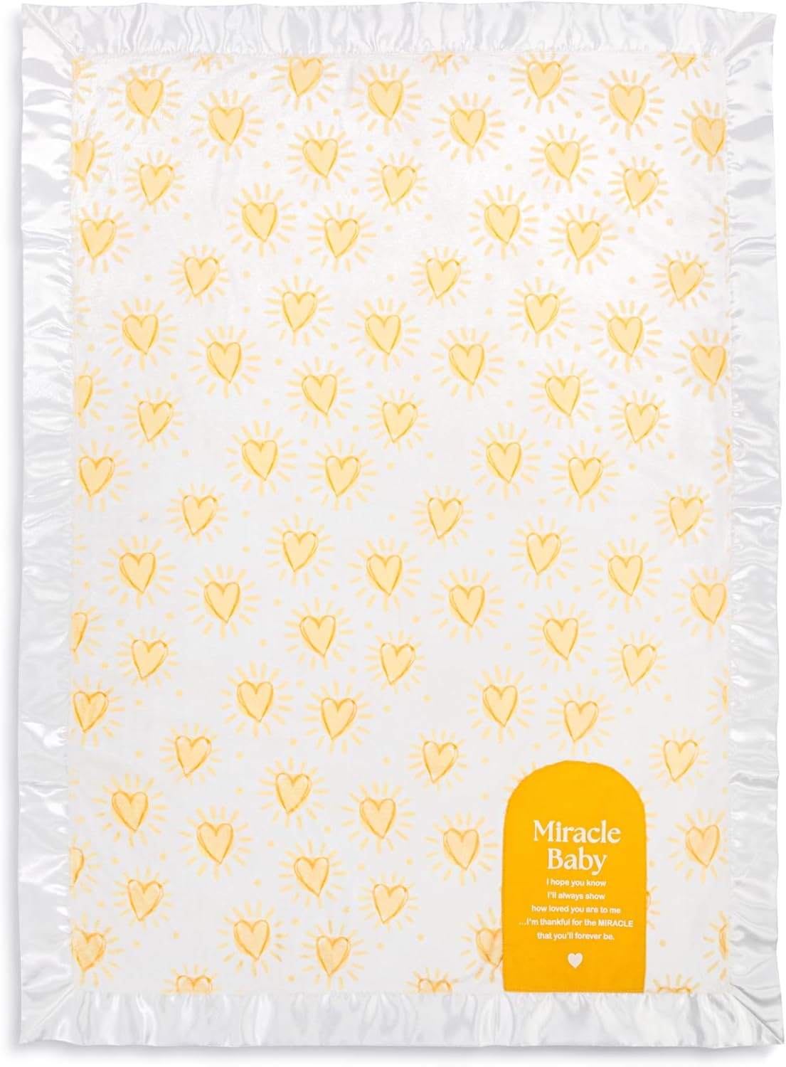 DEMDACO Tender Blessings Swaddling Blanket 40x30 Inch