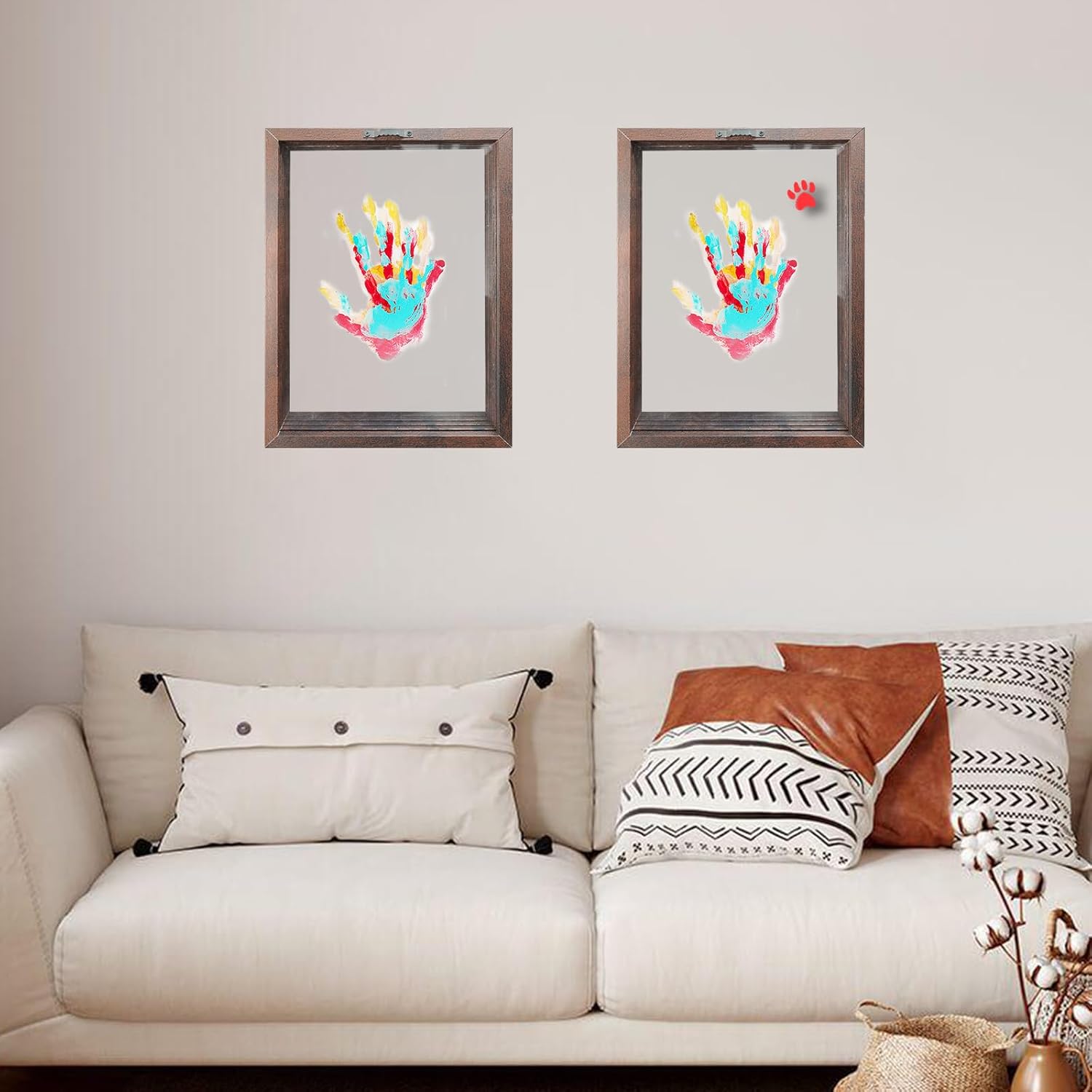 XQC Family Handprint Kit DIY Craft Keepsake Frame