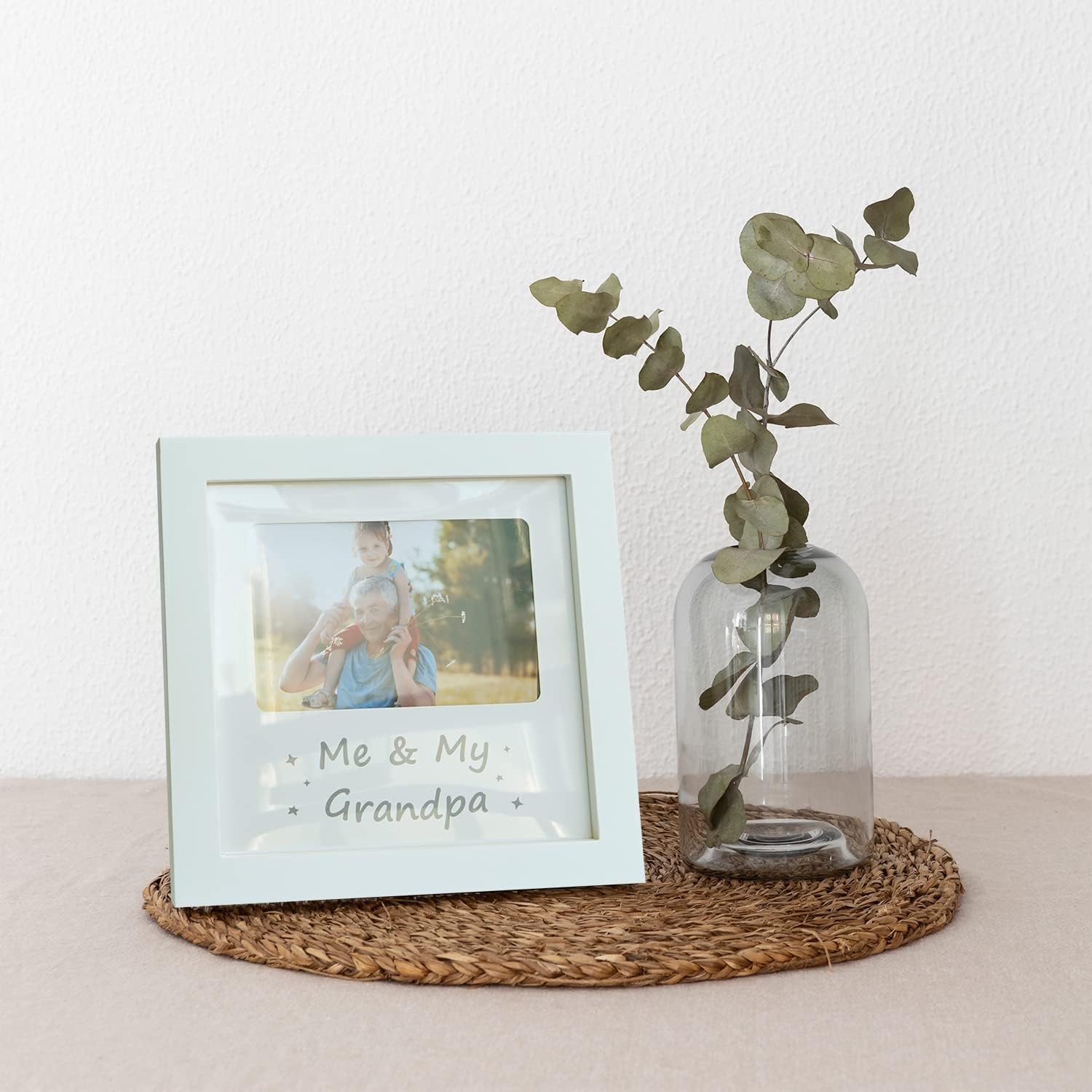 Me and My Grandpa Wooden Photo Frame 826 x 826 Inches Baby Keepsake