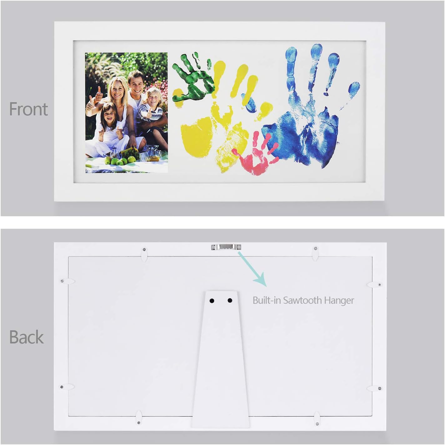 NWK DIY Family Photo Handprint Kit with Frame