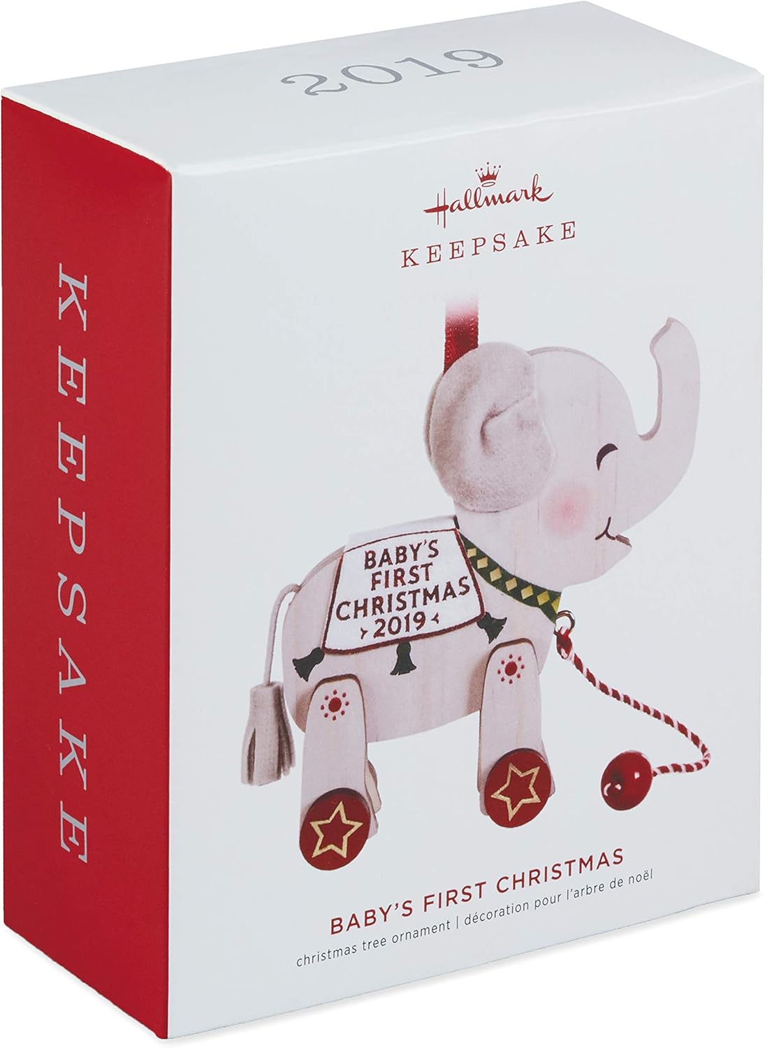 Hallmark Keepsake 2019 Babys First Christmas Elephant Ornament 1