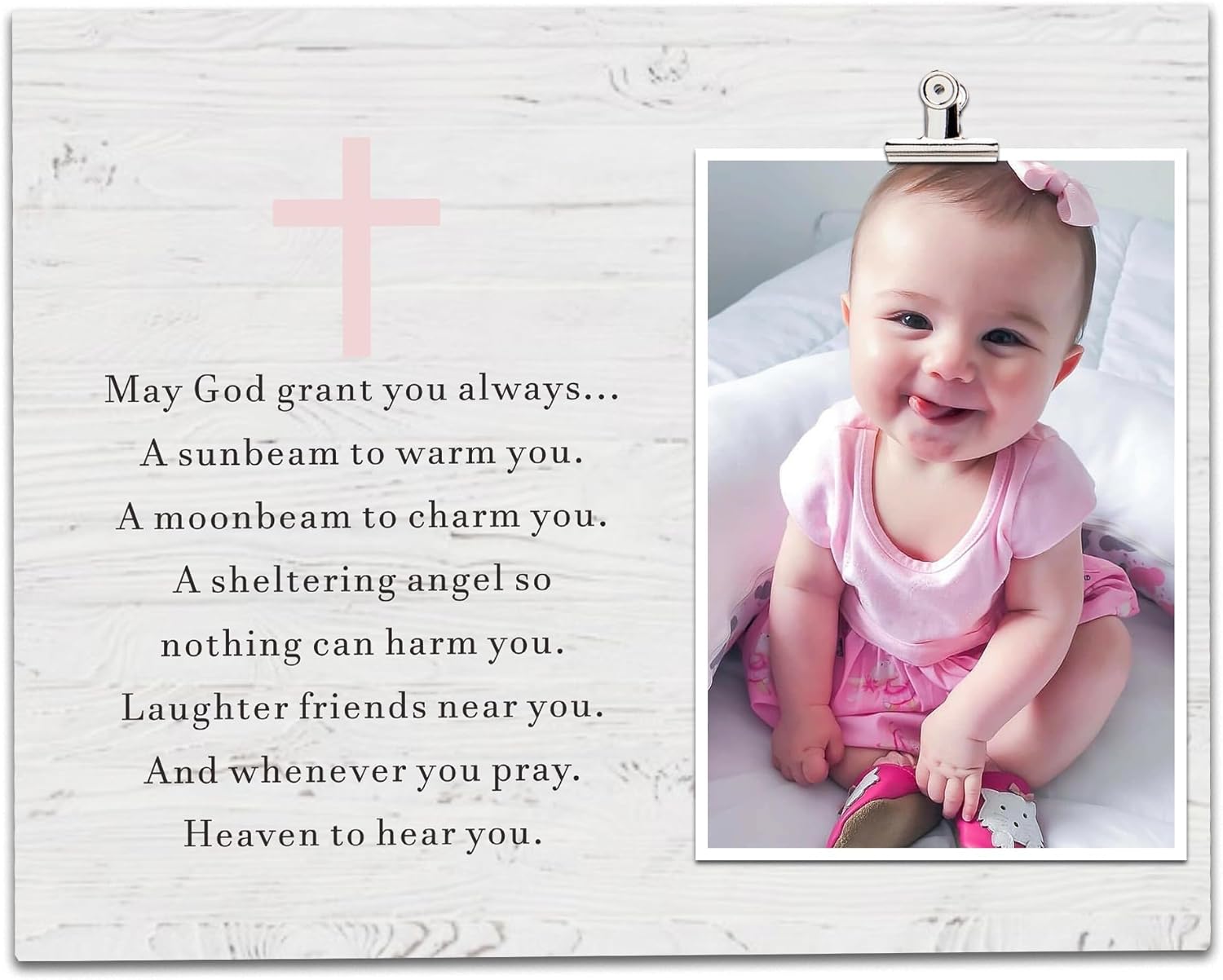 Baptism Gift Frame for Goddaughter and Godchild