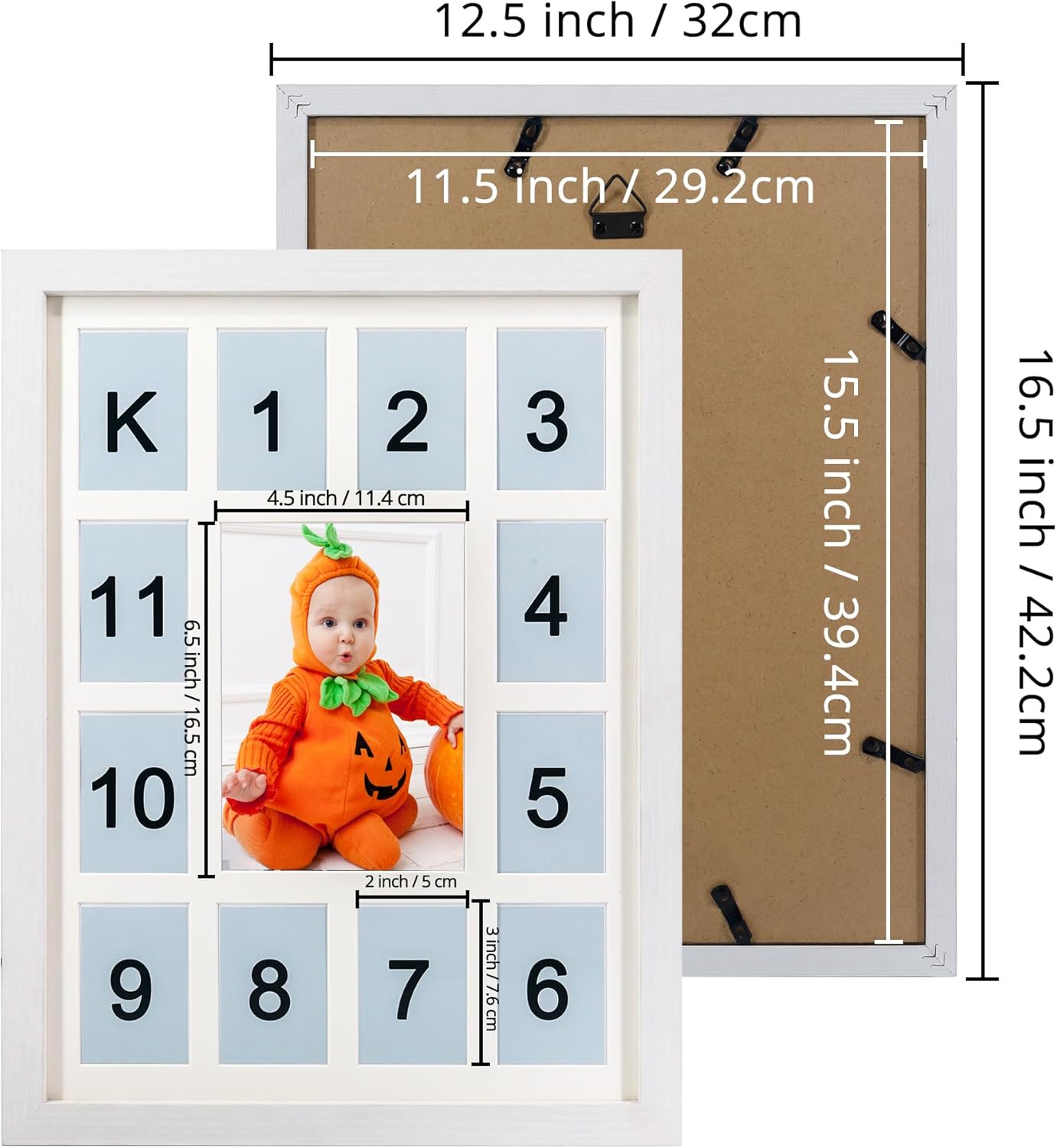 GMFrames Baby First Years Photo Frame Set of 2 1