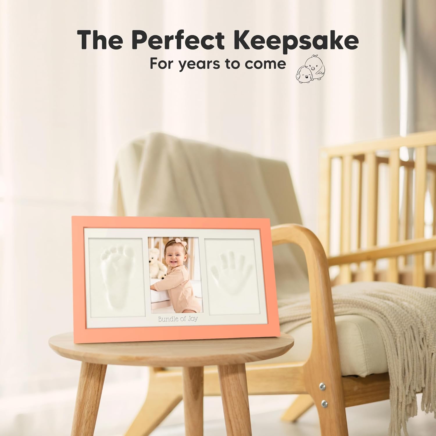 KeaBabies Baby Footprint Kit First 5 Years Memory Book