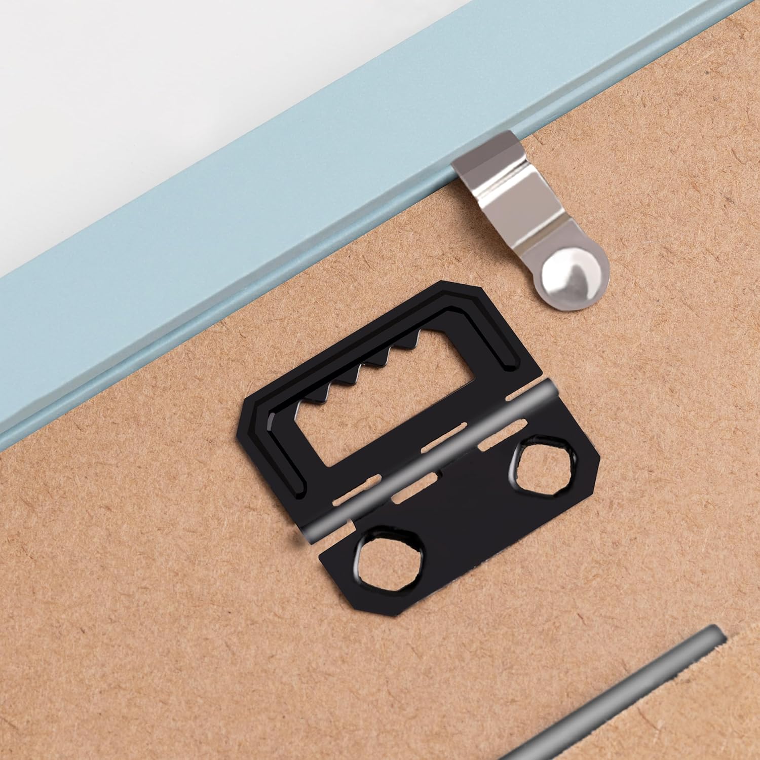 eletecpro Ultrasound Frame with Real Glass and 3 Mats 7x7 Baby Keepsake Frame for 3x4 Sonogram Photo Blue