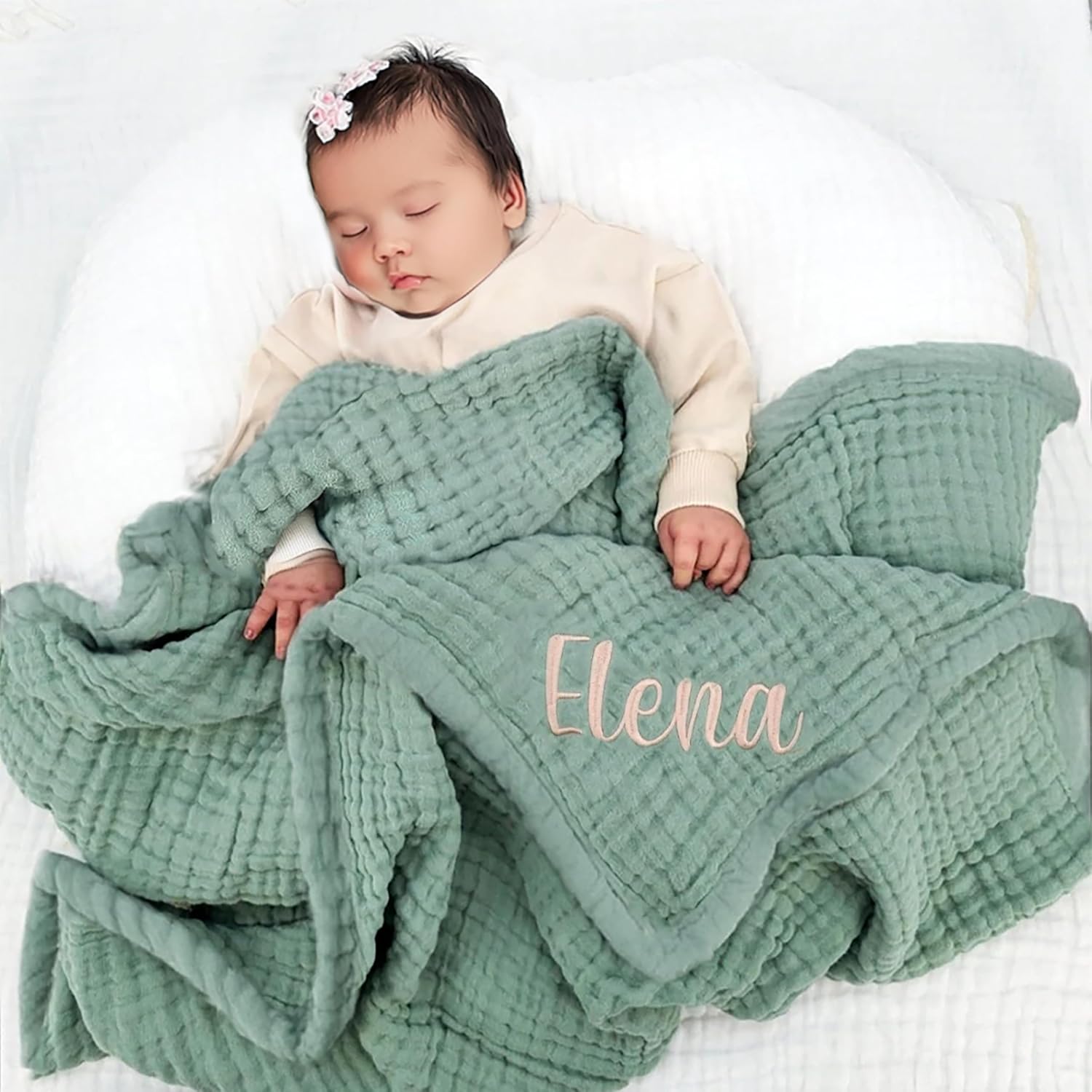 Personalized Baby Blanket with Name Embroidery