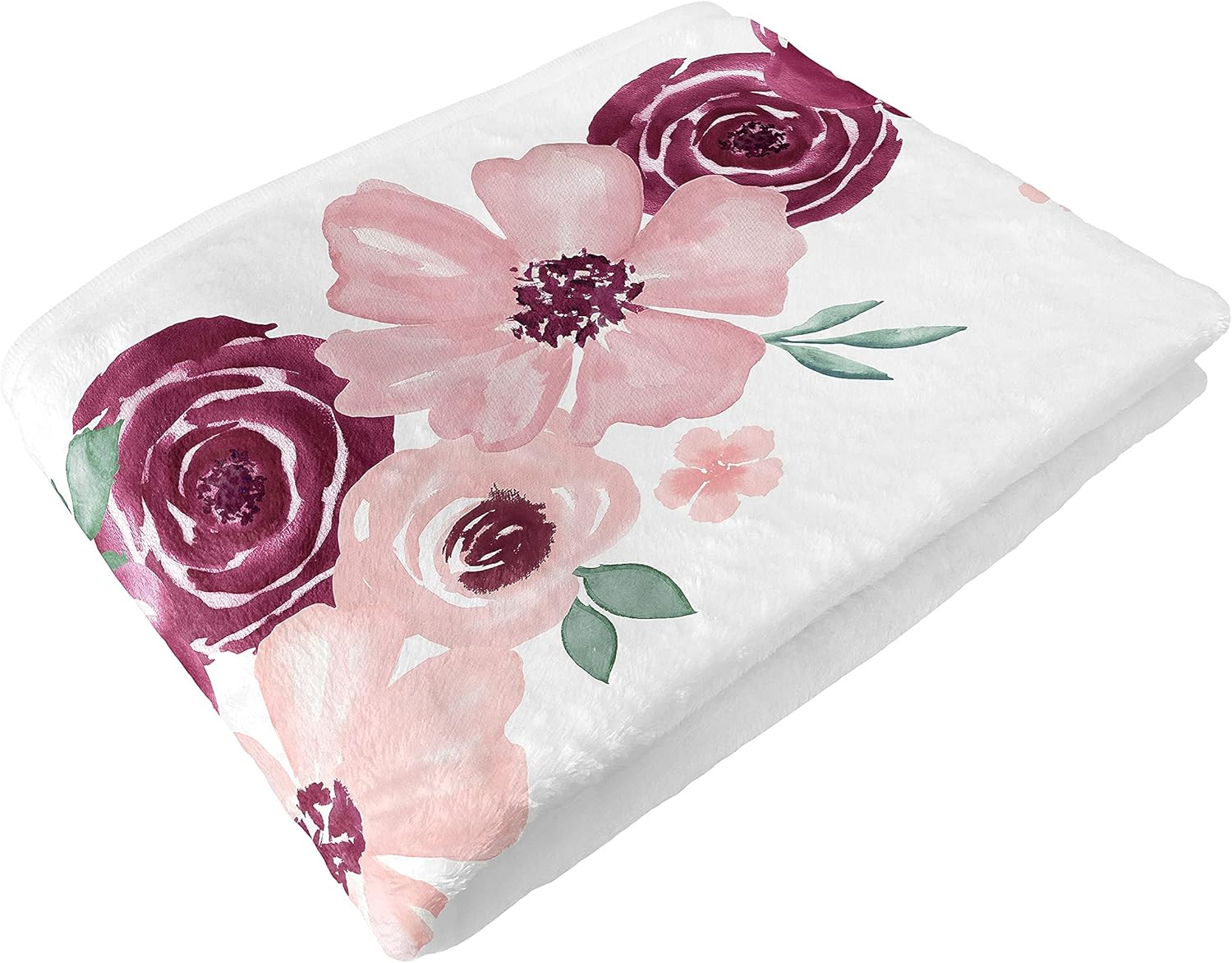 Sweet Jojo Designs Watercolor Floral Growth Mat Blanket