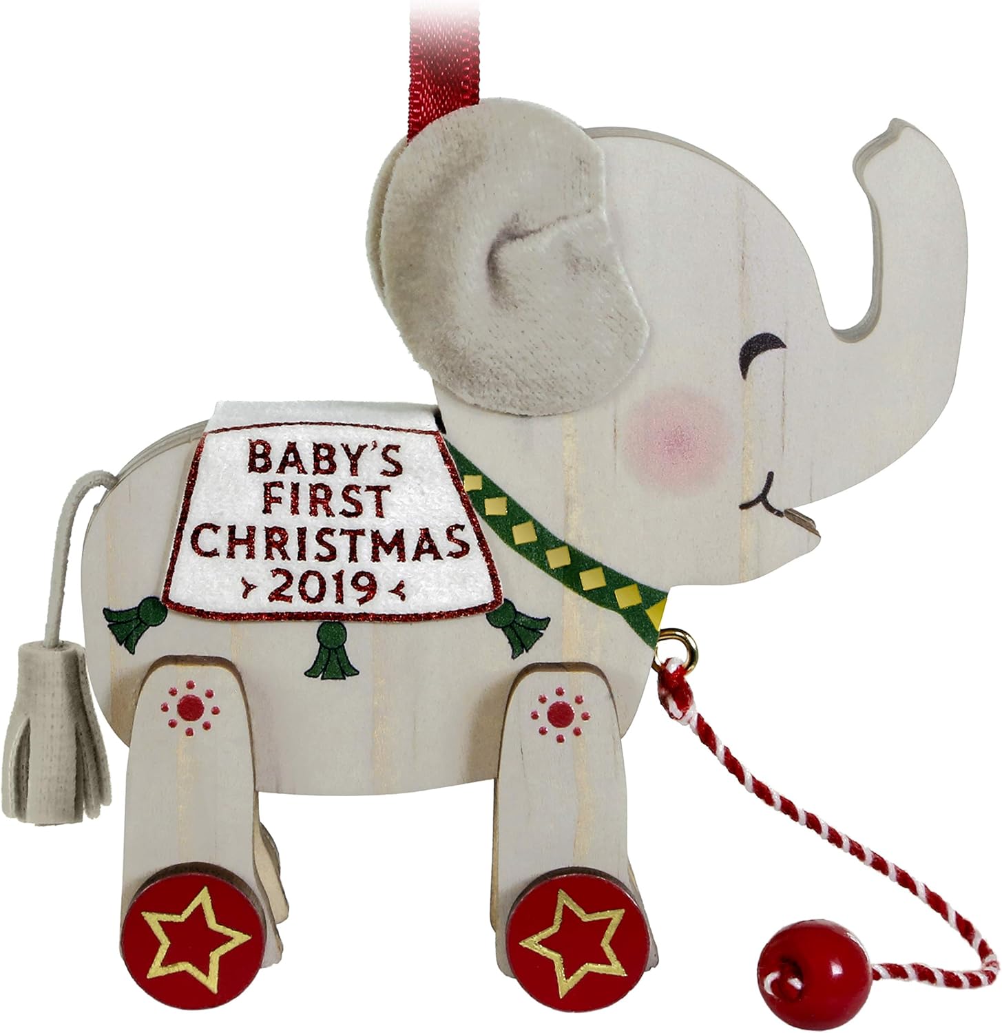 Hallmark Keepsake 2019 Babys First Christmas Elephant Ornament 1