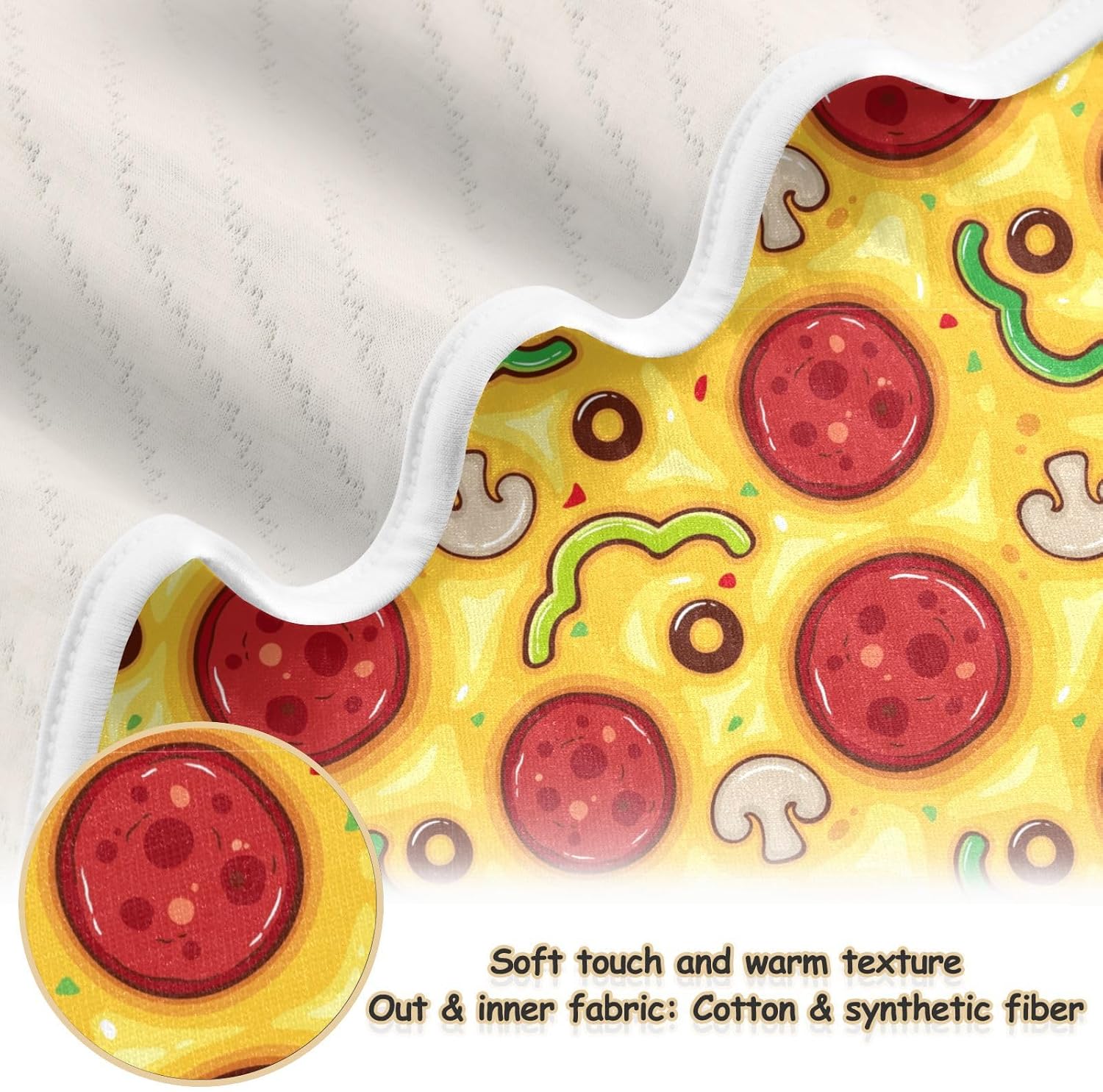 KICPOAY Swaddle Blanket 30x40 Inch Soft Cotton Breathable Baby Muslin Blanket for Newborns