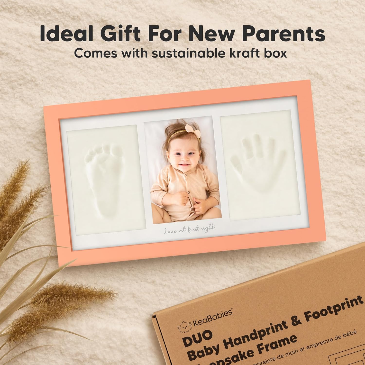 KeaBabies Baby Footprint Kit First 5 Years Memory Book