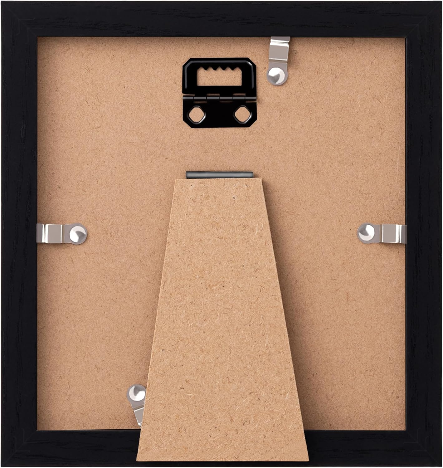 eletecpro Ultrasound Picture Frame with Glass Cover and 3 Mats 7x7 Baby Keepsake Frame for 3x4 Sonogram Photo Black