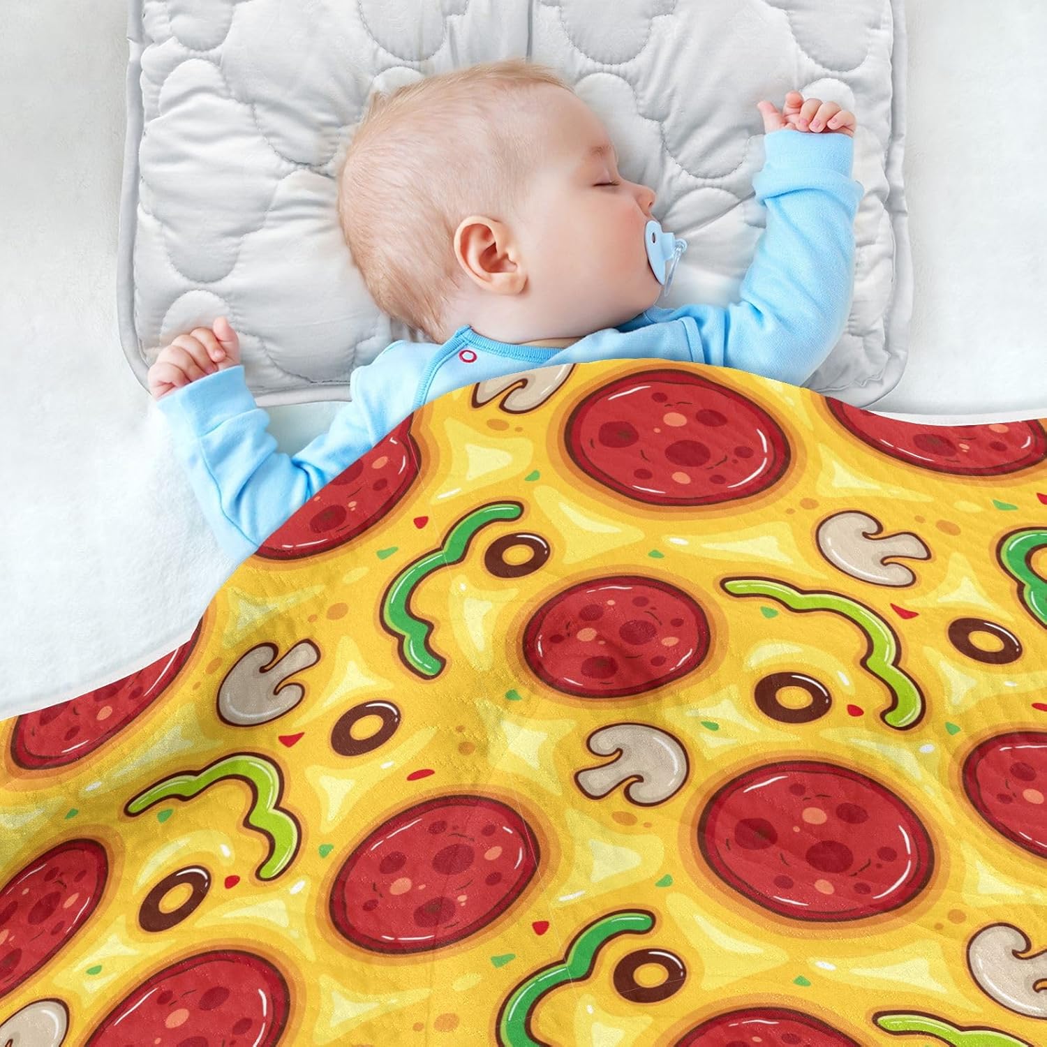 KICPOAY Swaddle Blanket 30x40 Inch Soft Cotton Breathable Baby Muslin Blanket for Newborns