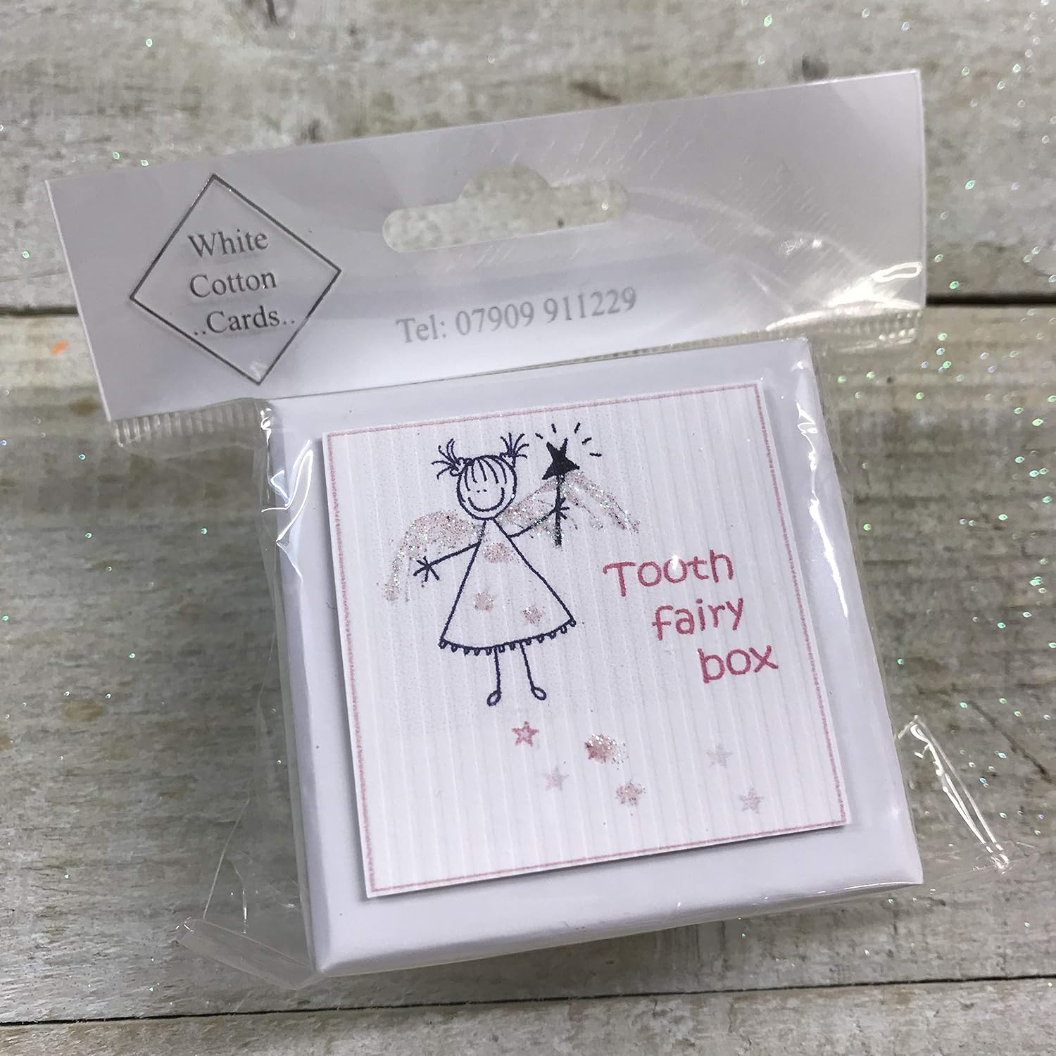 Tooth Fairy Box with Pink Cord Cover