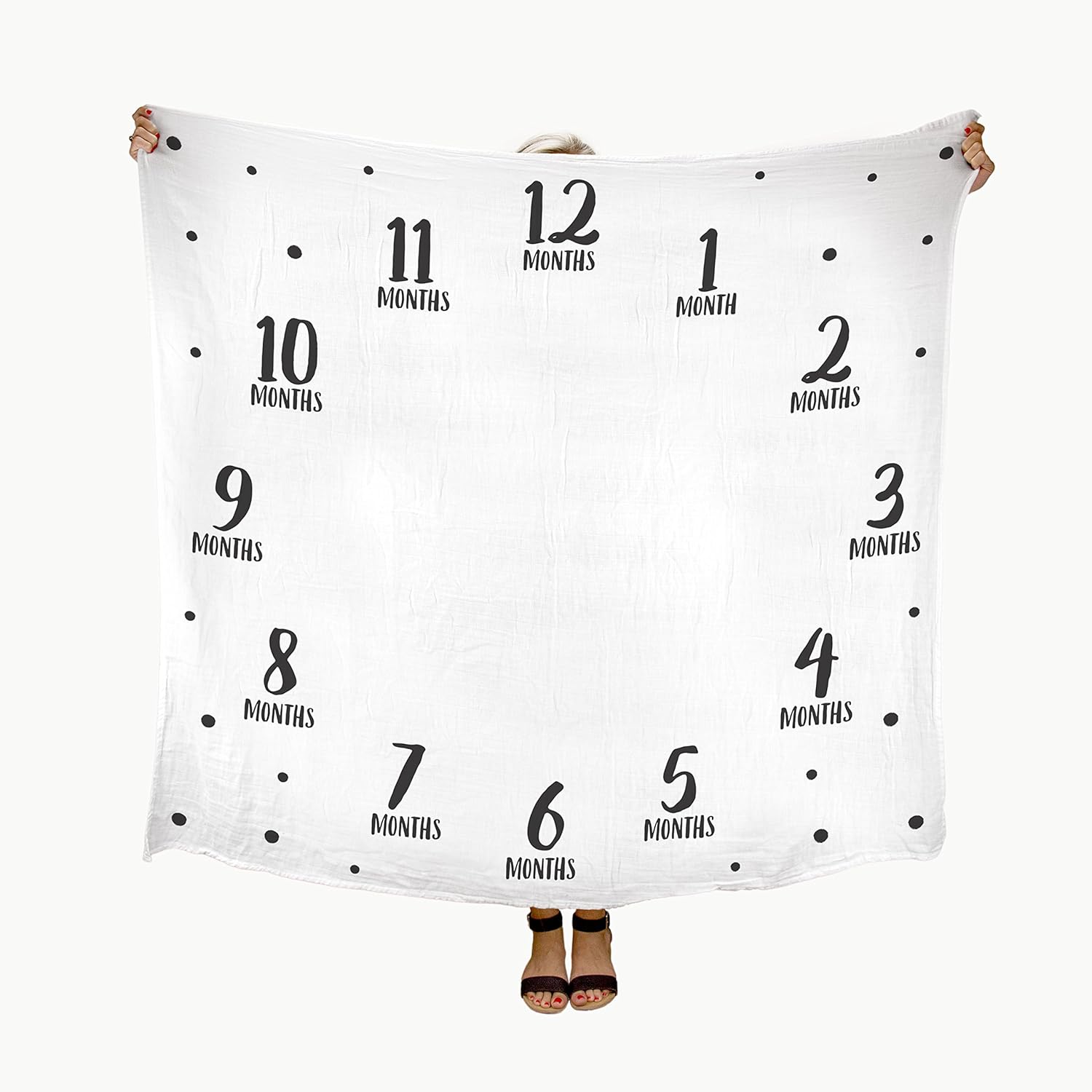 Pearhead Milestone Photo Blanket Set Pack of 2
